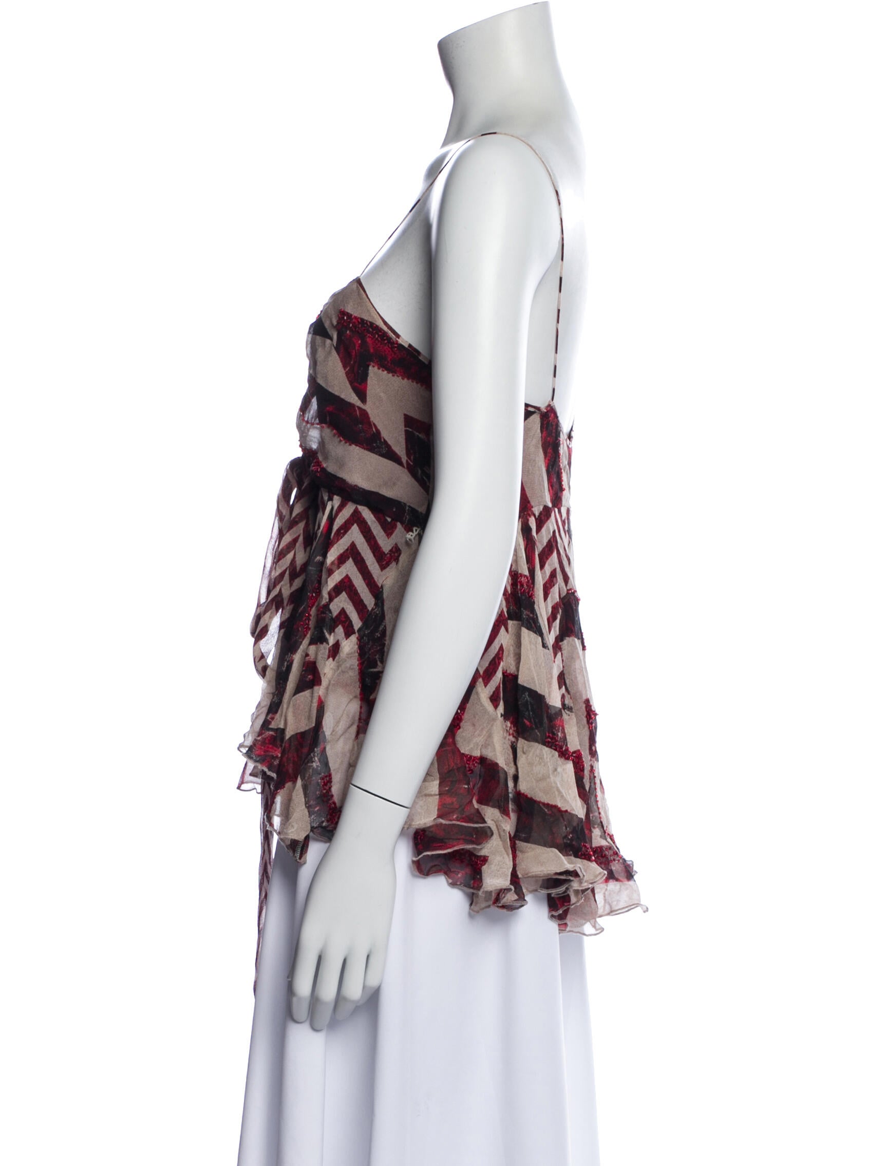 Diane von Furstenberg Silk Patterned Top