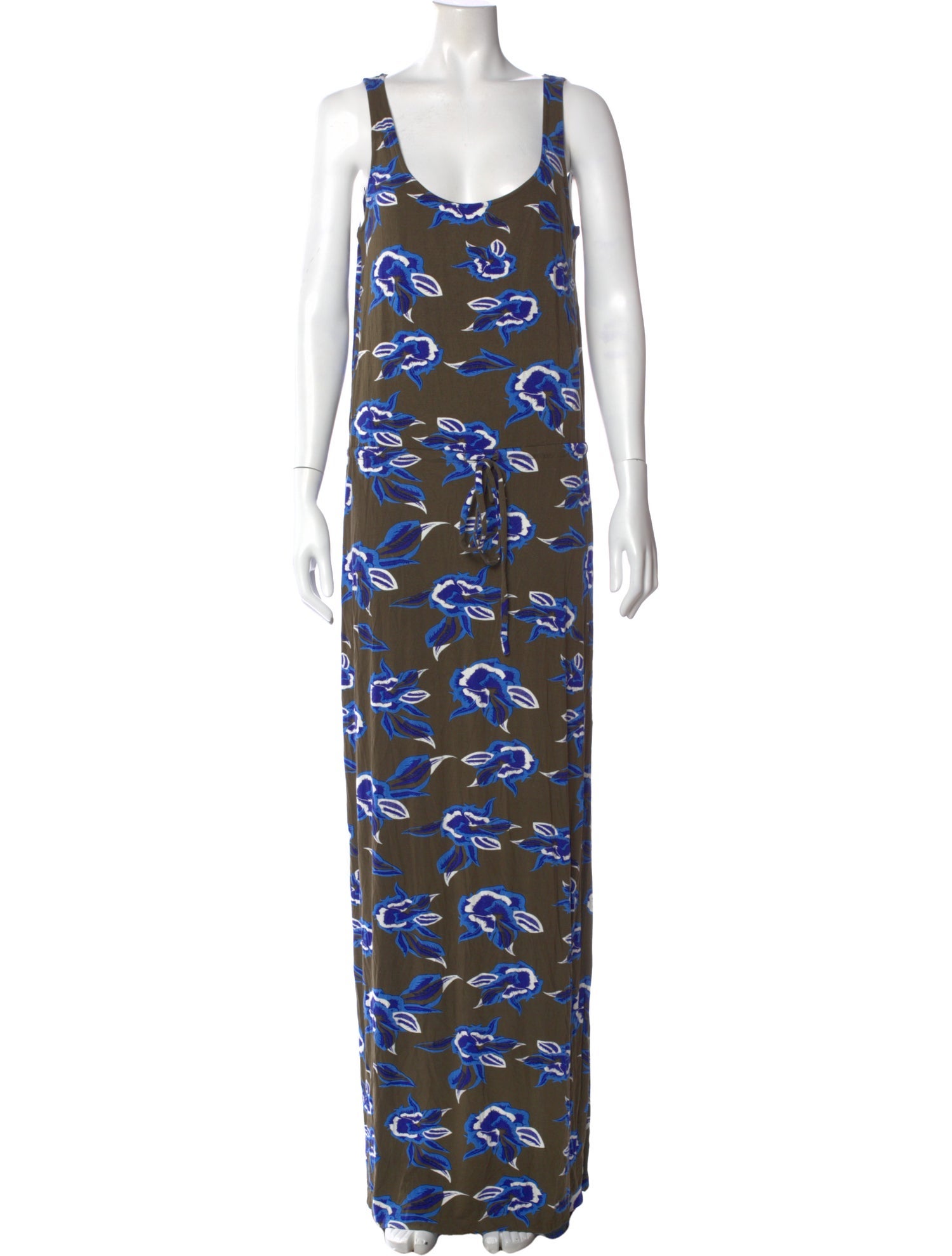 Diane von Furstenberg Floral Print Long Dress