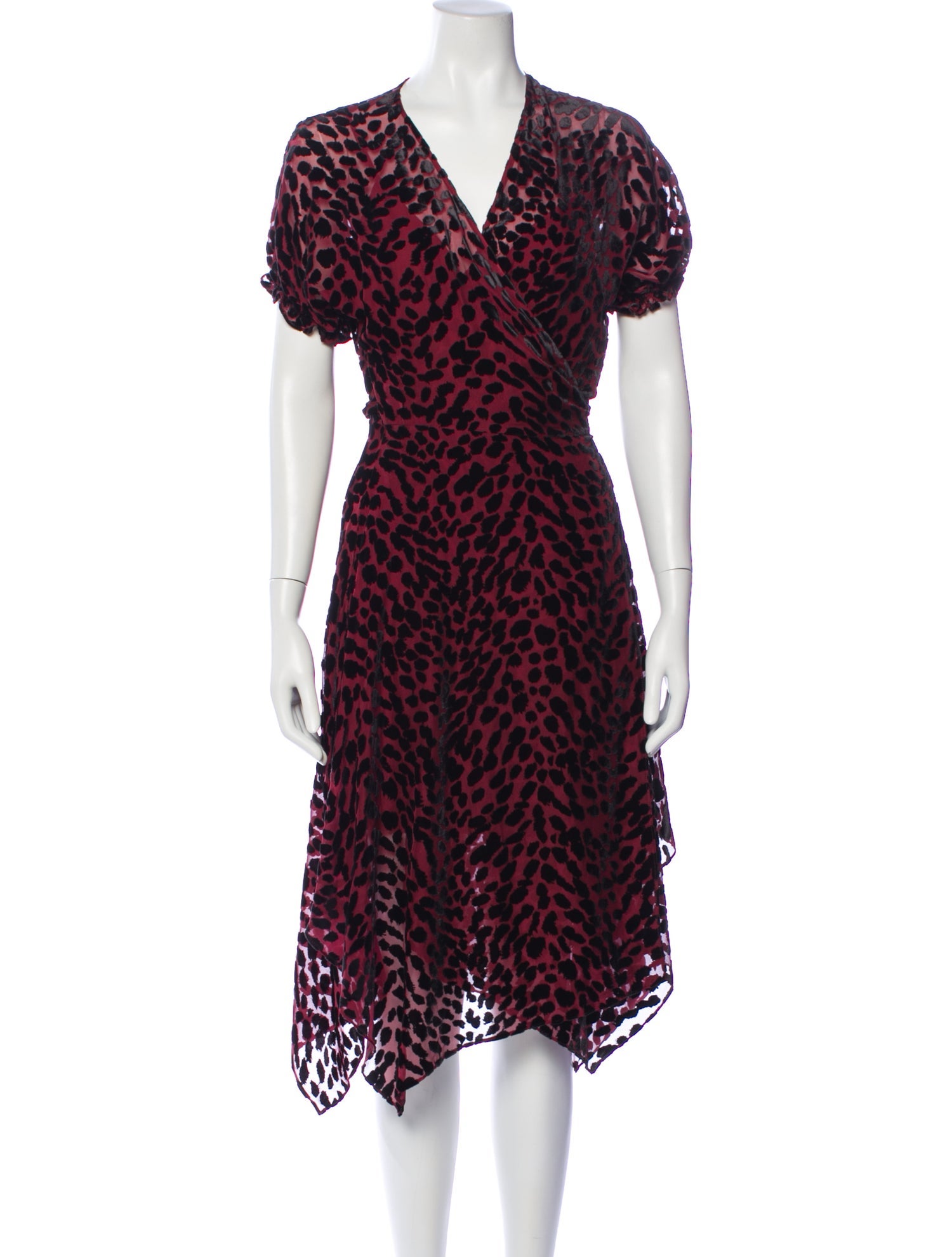 Diane von Furstenberg Animal Print Mini Dress