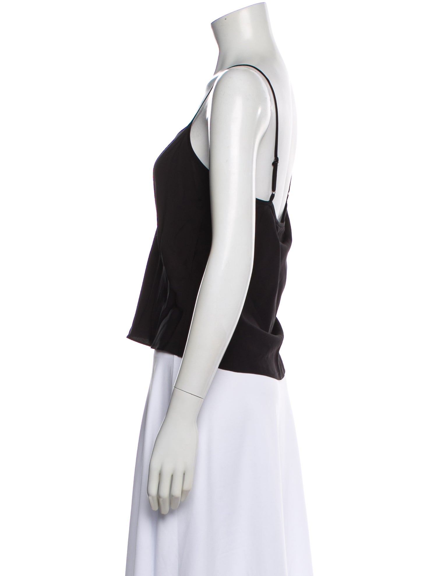 Diane von Furstenberg Silk Scoop Neck Top