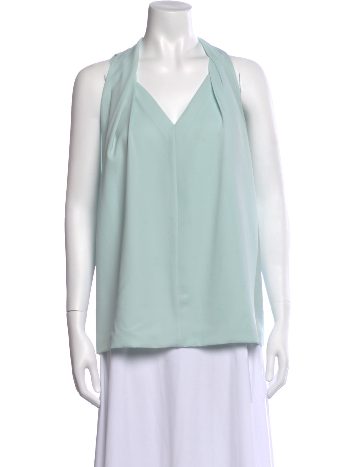 Diane von Furstenberg Halterneck Sleeveless Blouse