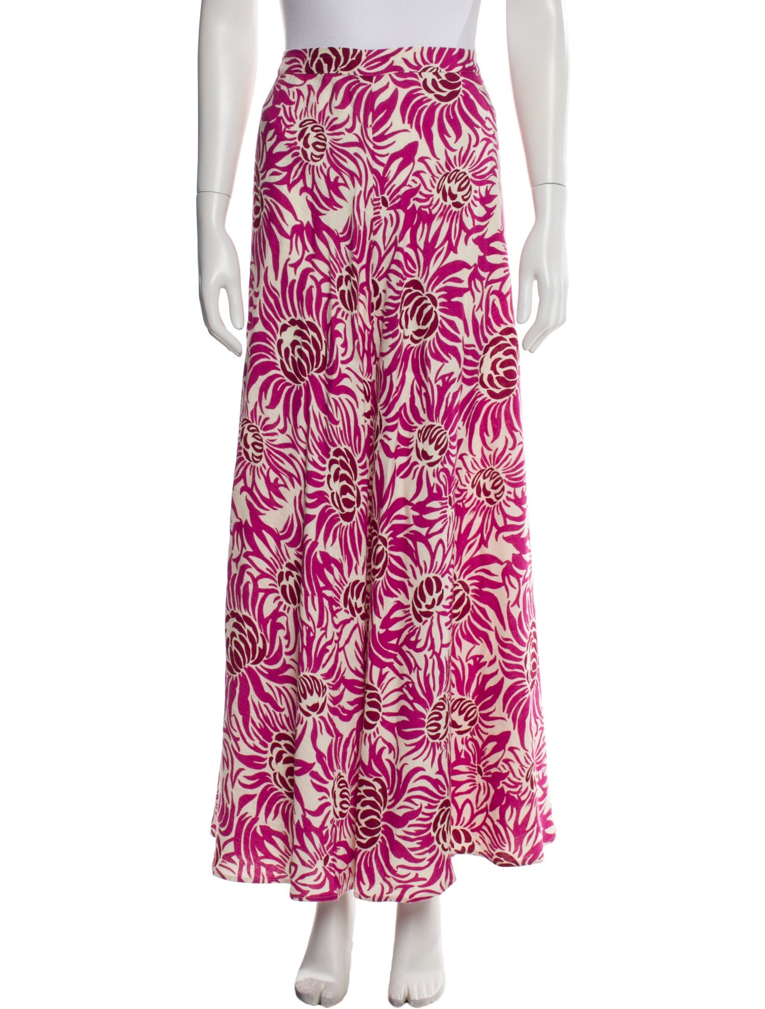 Diane von Furstenberg Printed Long Skirt