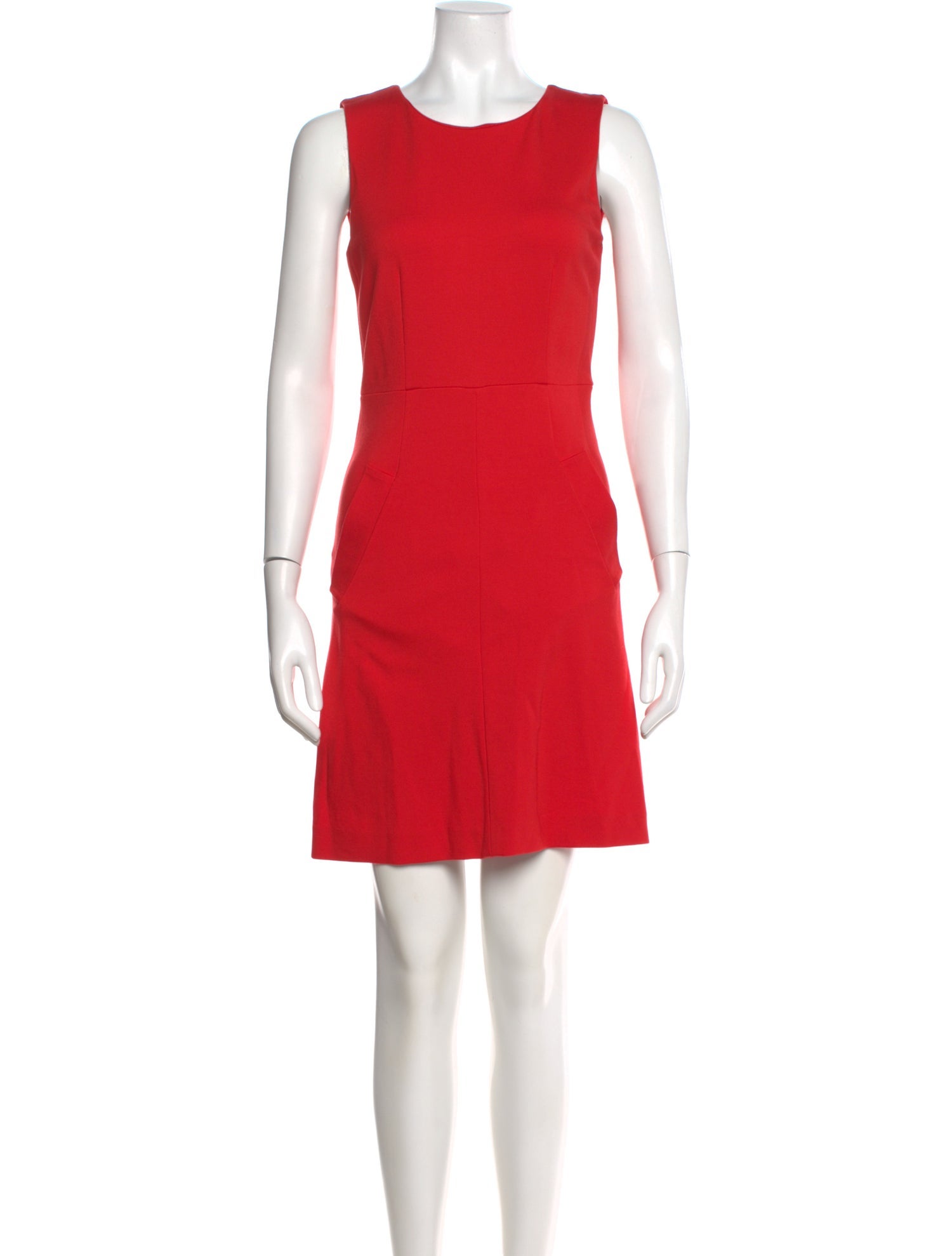 Diane von Furstenberg Scoop Neck Mini Dress