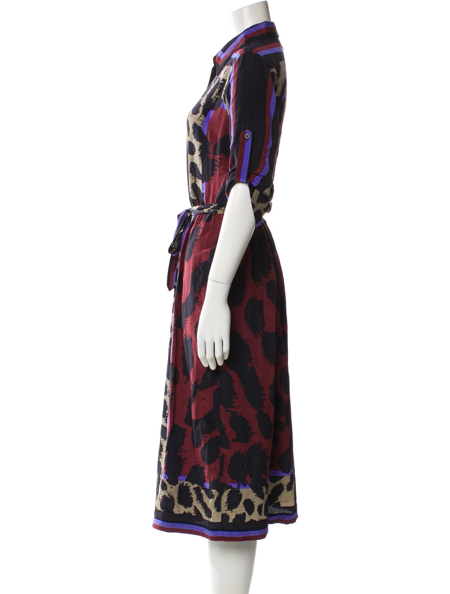 Diane von Furstenberg Silk Midi Length Dress
