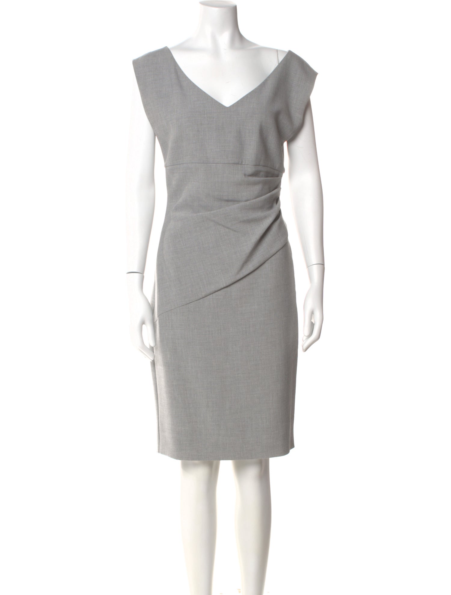 Diane von Furstenberg V-Neck Knee-Length Dress