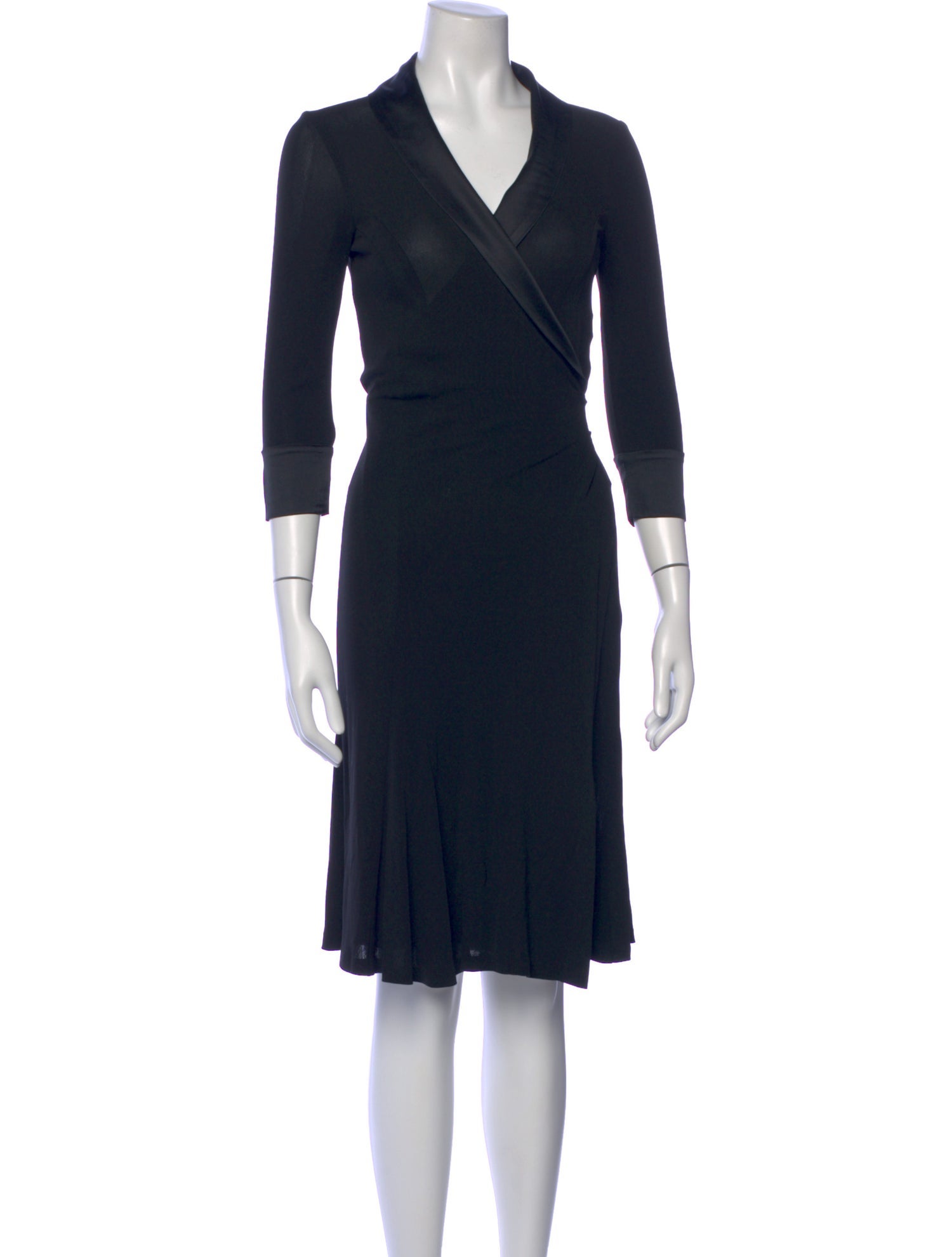 Diane von Furstenberg V-Neck Knee-Length Dress