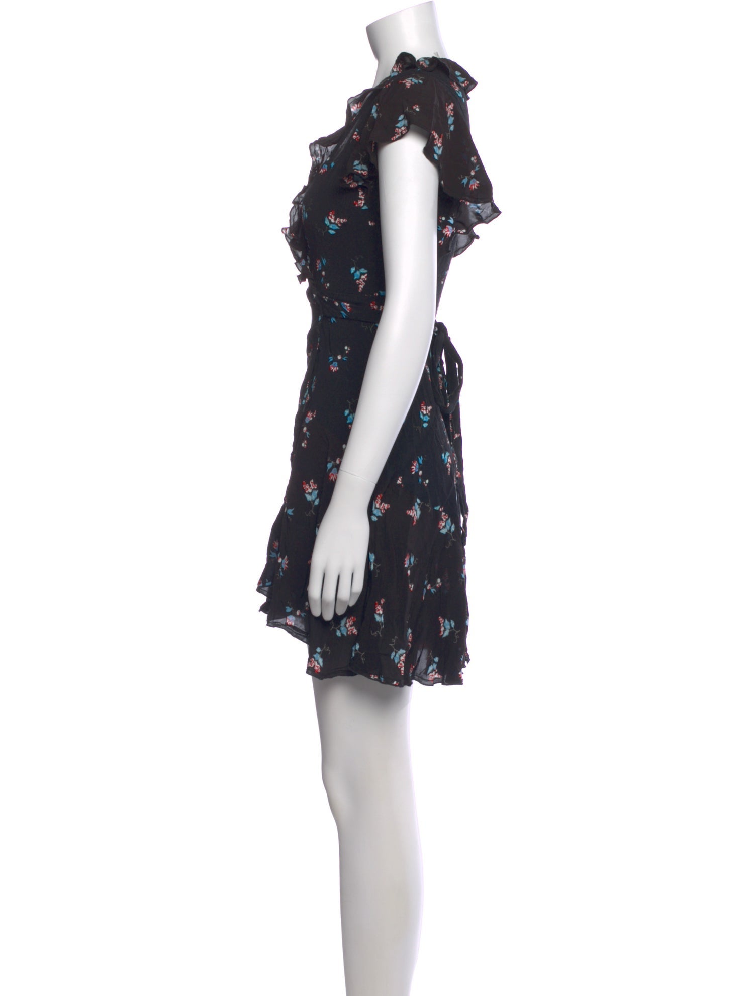 Diane von Furstenberg Floral Print Mini Dress