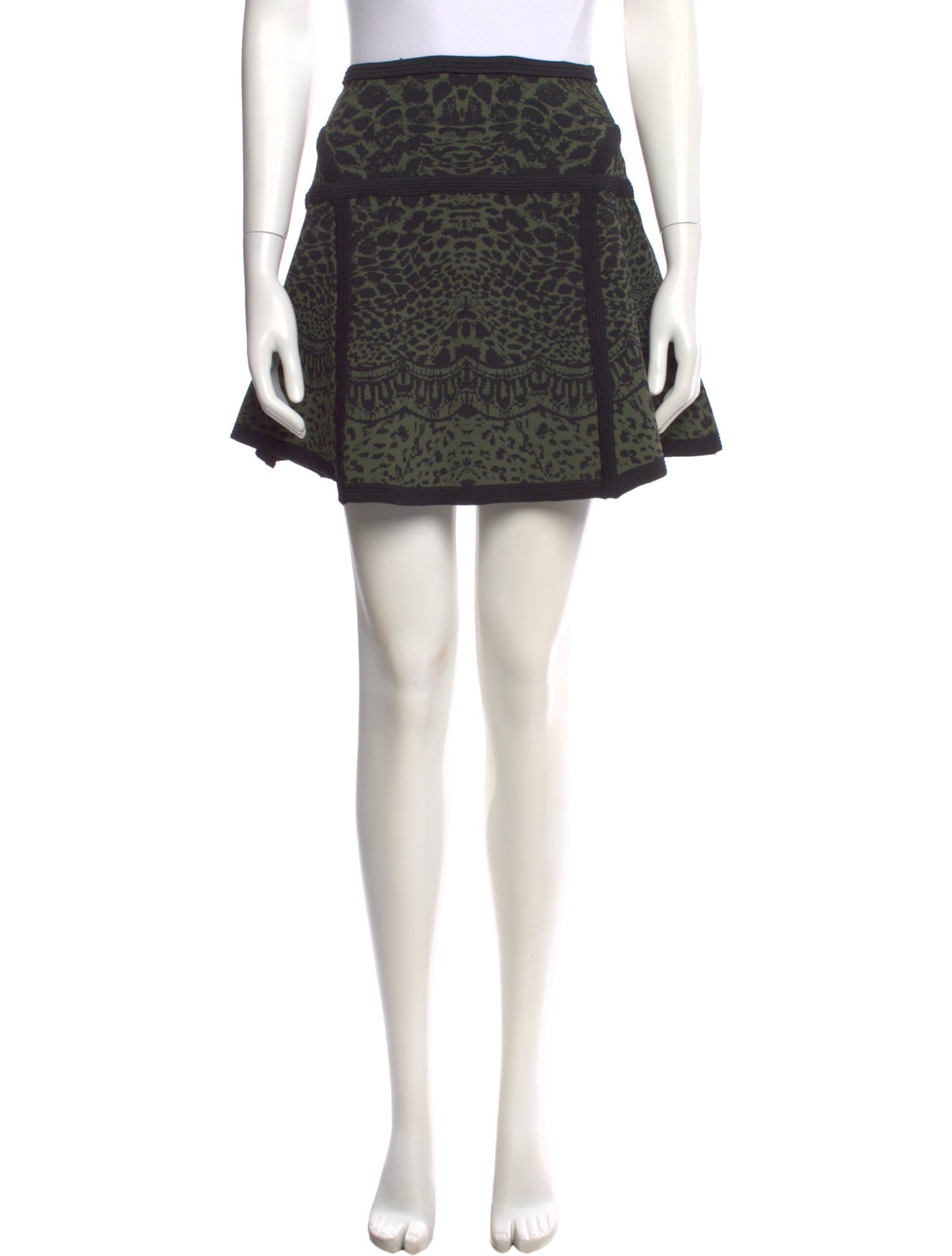 Diane von Furstenberg Animal Print Mini Skirt