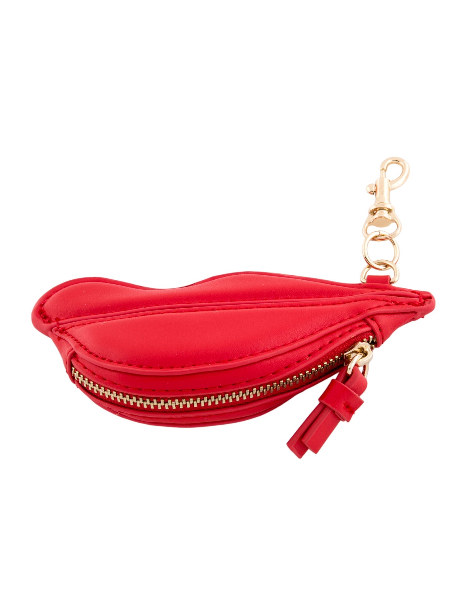 Diane von Furstenberg Leather Pouch Keychain