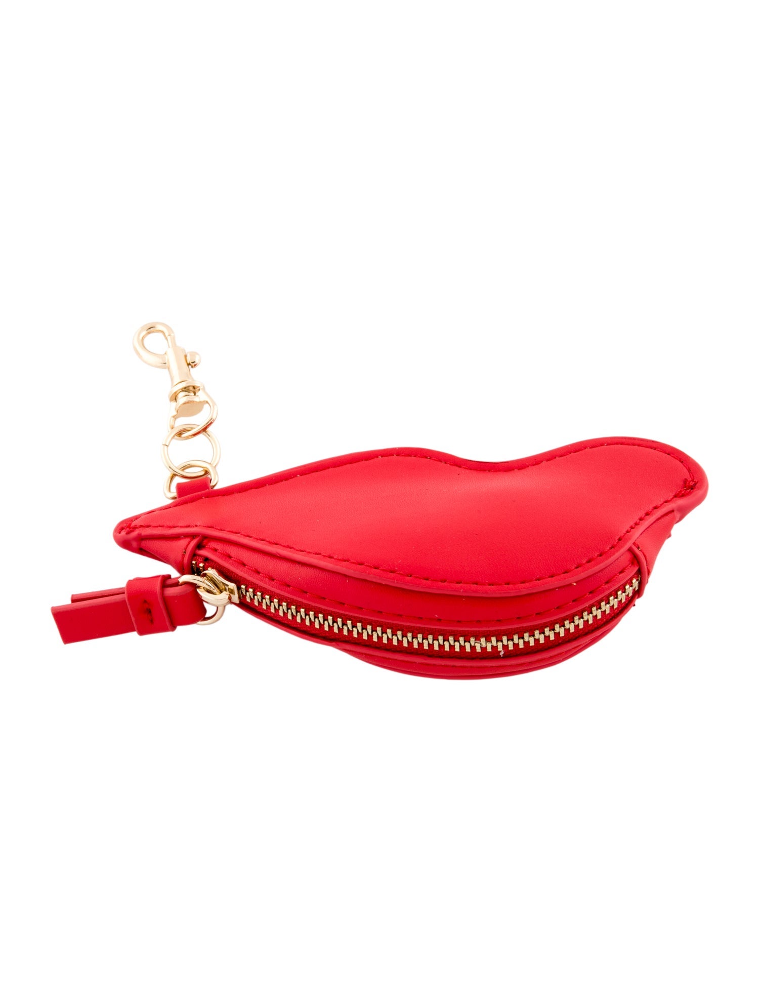 Diane von Furstenberg Leather Pouch Keychain