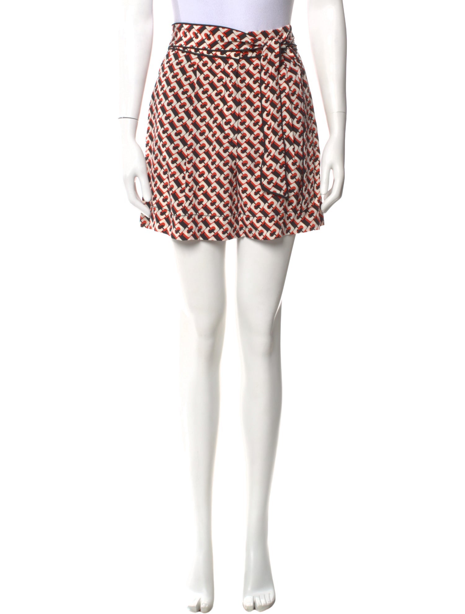Diane von Furstenberg Silk Mini Shorts