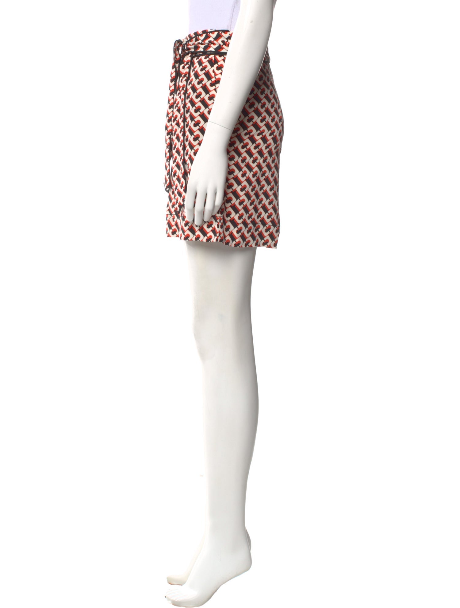 Diane von Furstenberg Silk Mini Shorts