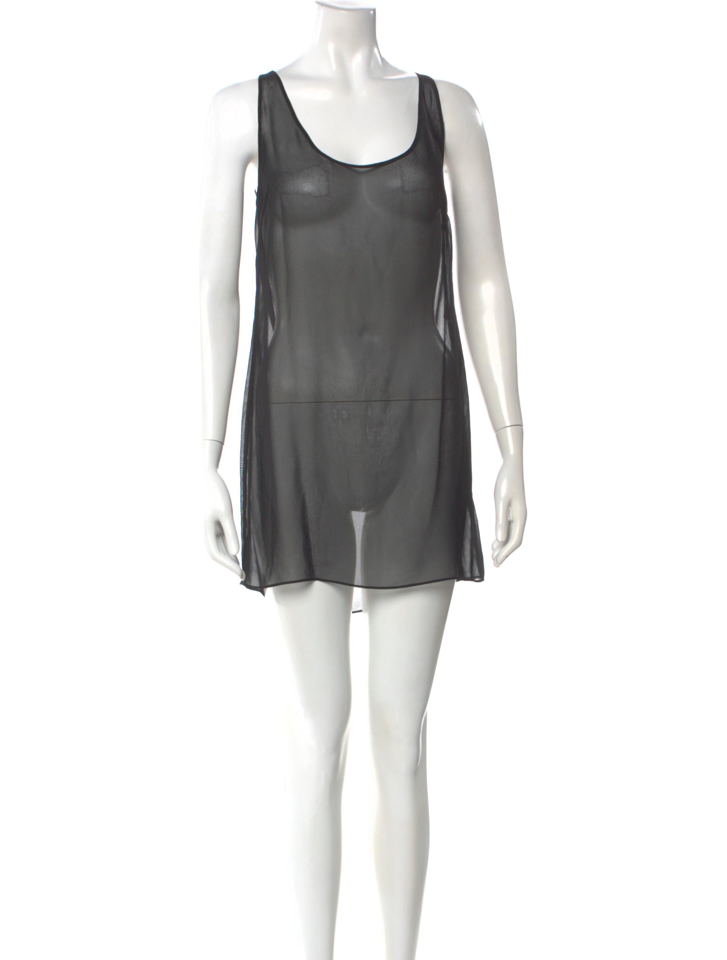 Diane von Furstenberg Scoop Neck Mini Dress