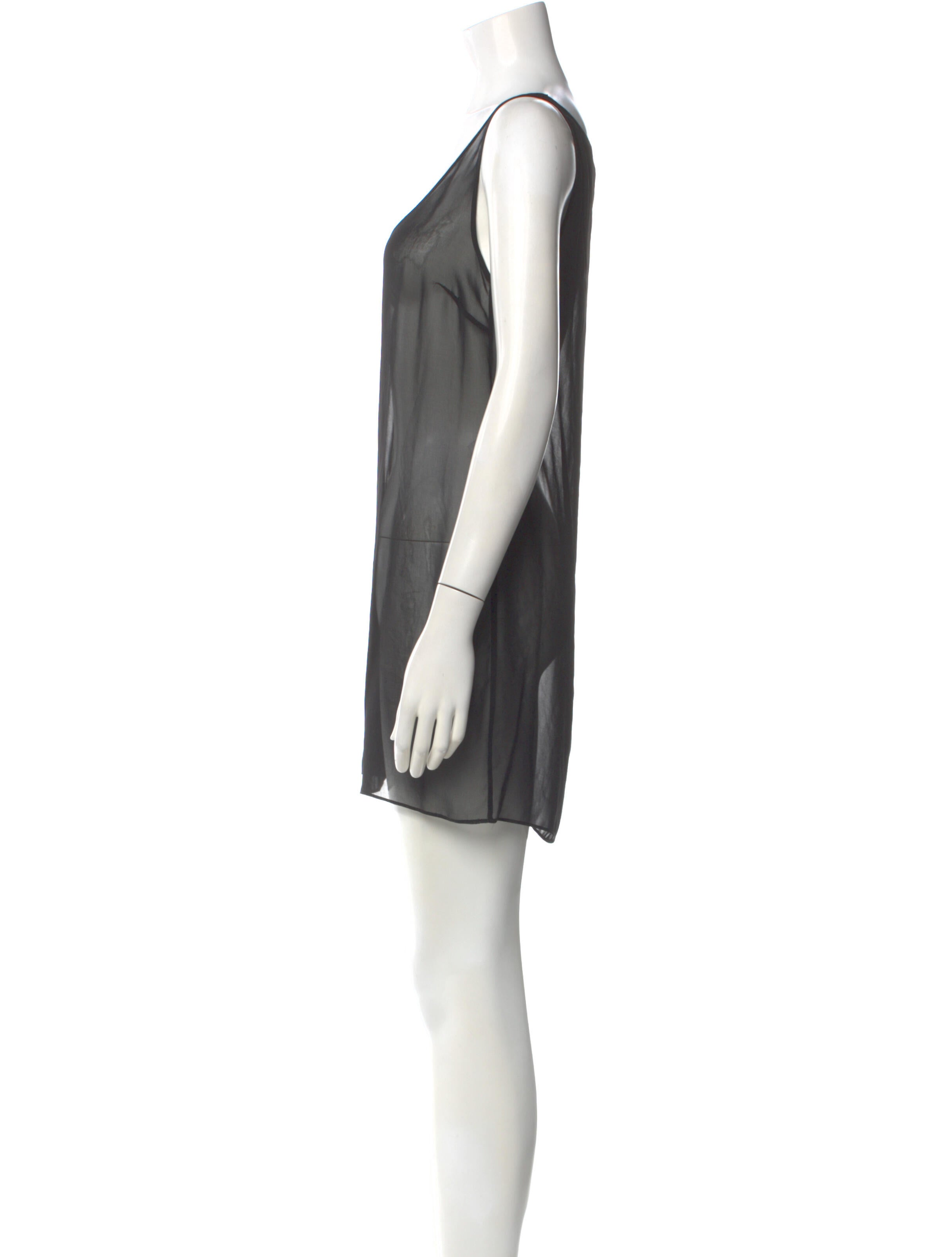 Diane von Furstenberg Scoop Neck Mini Dress