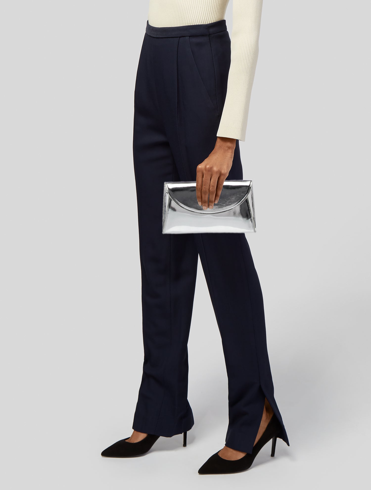 Diane von Furstenberg Patent Leather Clutch