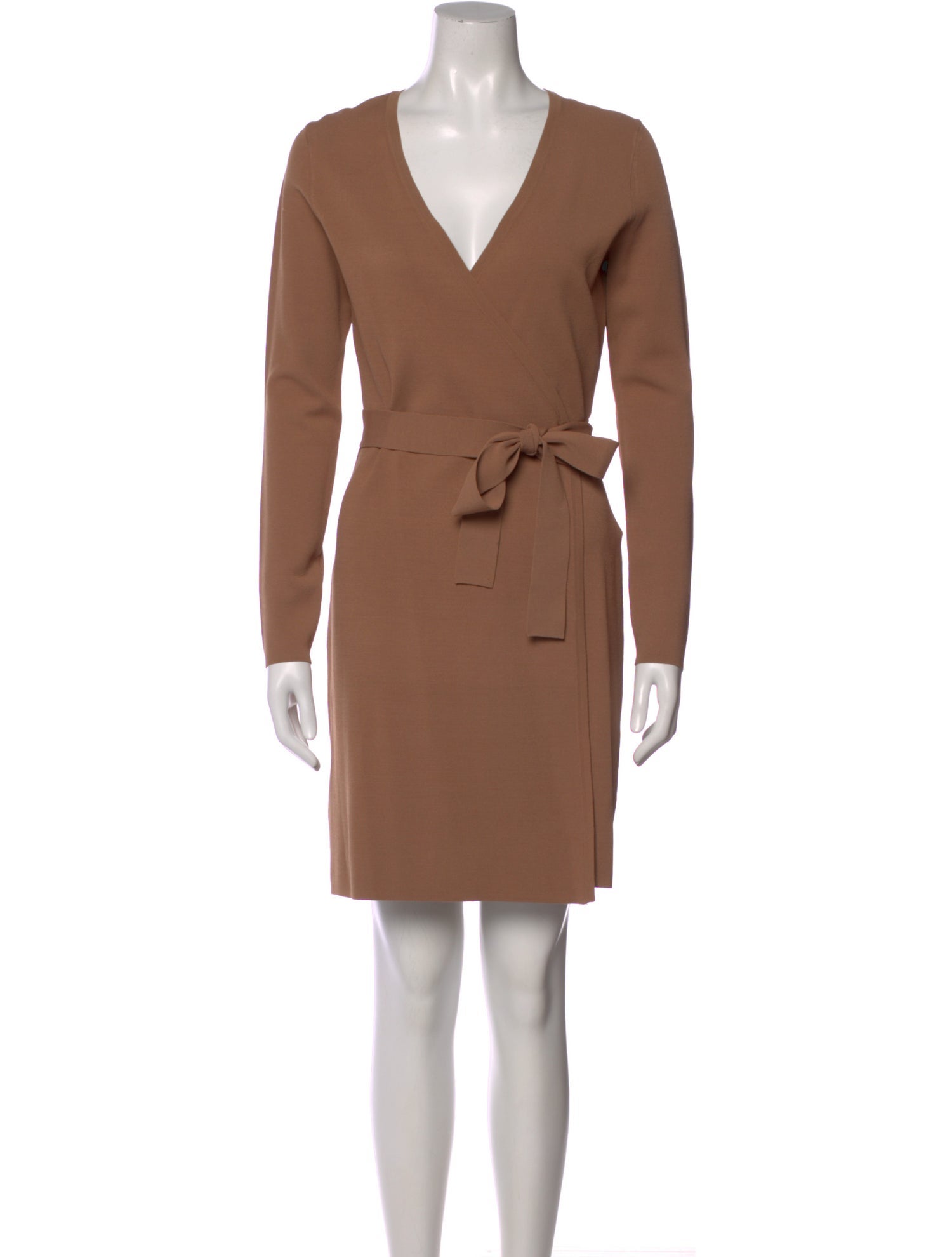 Diane von Furstenberg V-Neck Knee-Length Dress