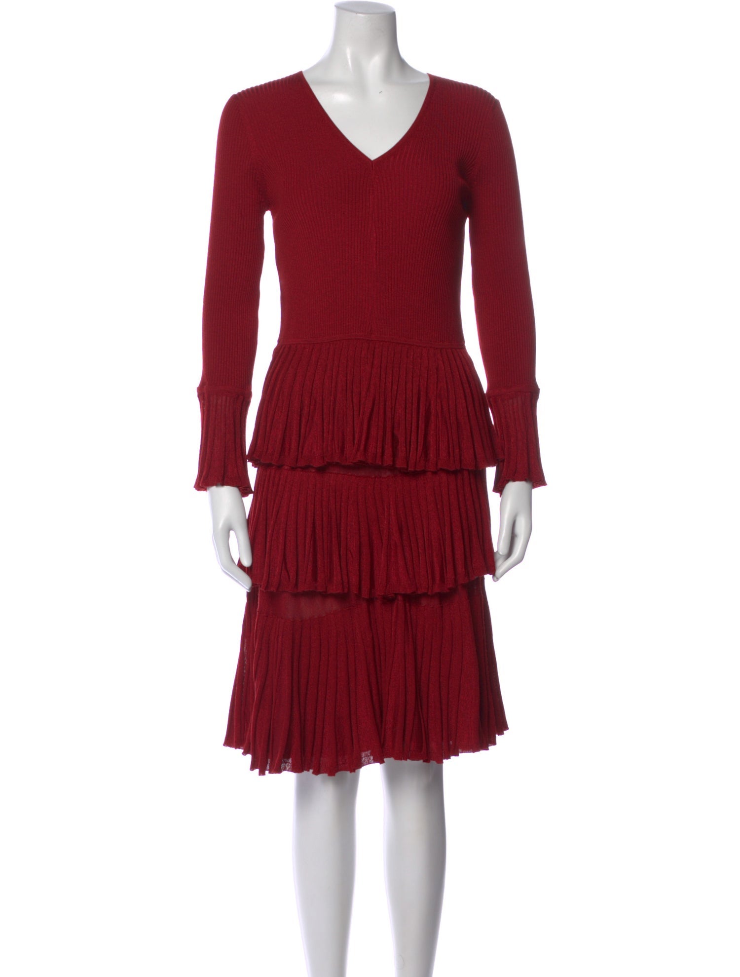 Diane von Furstenberg V-Neck Knee-Length Dress