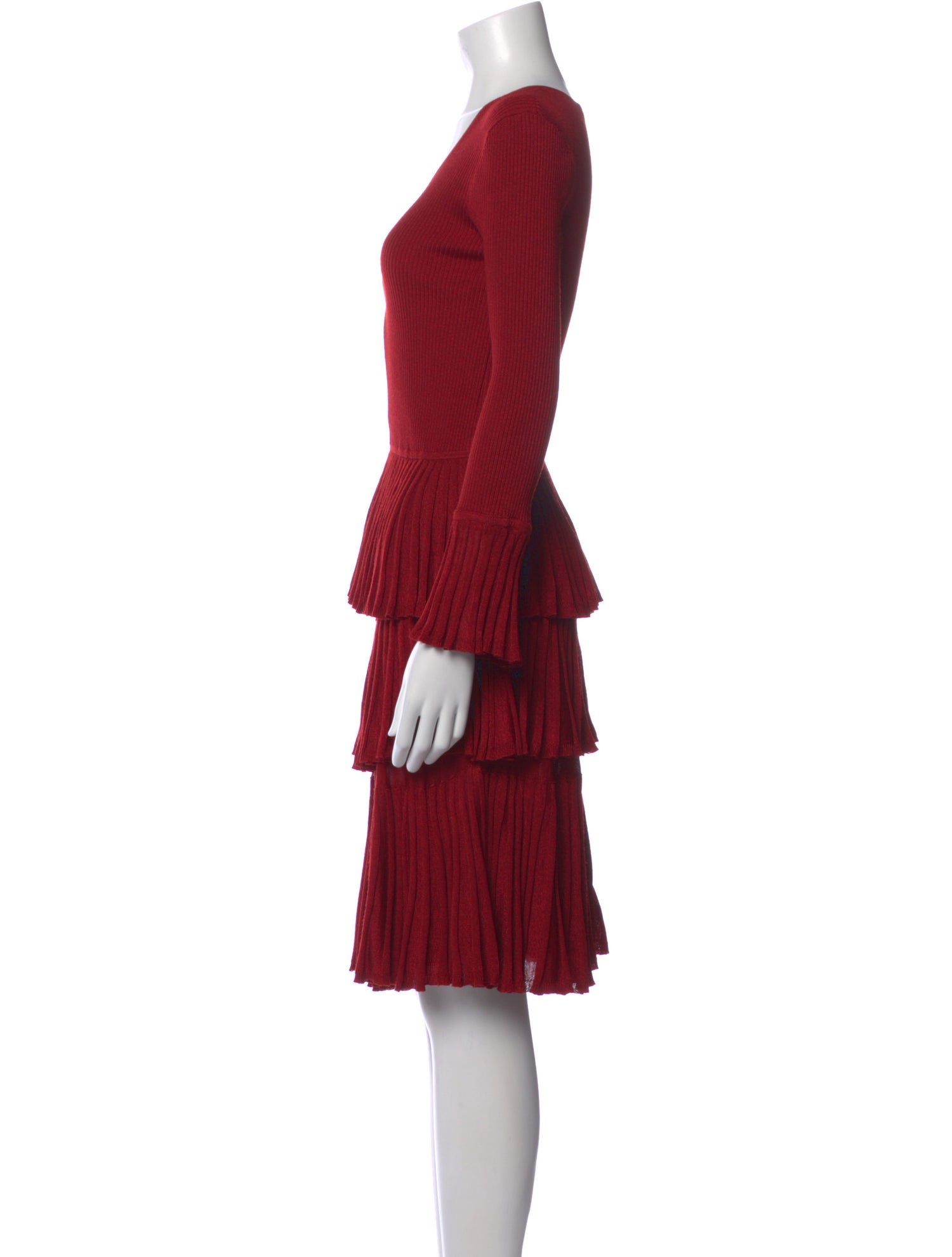 Diane von Furstenberg V-Neck Knee-Length Dress