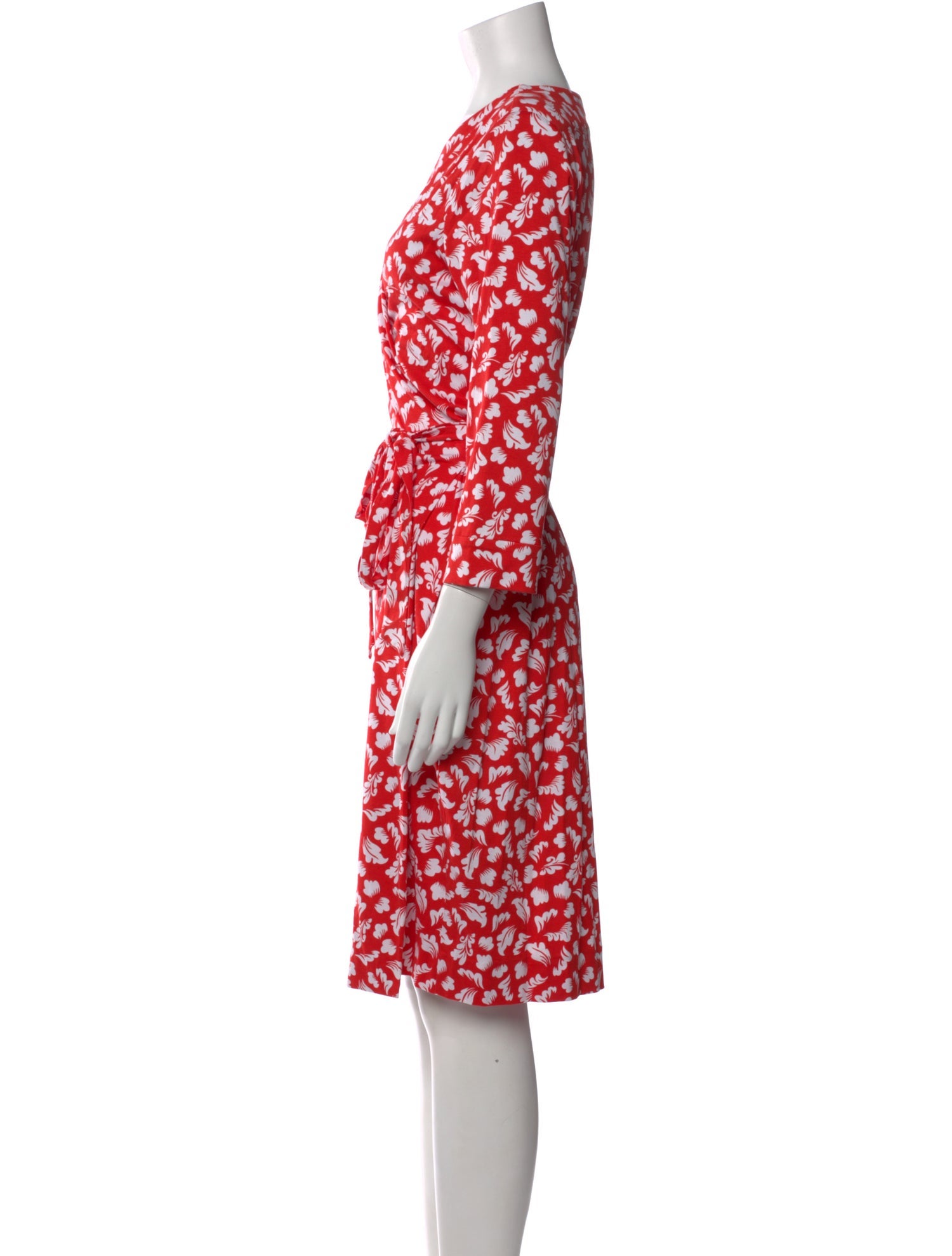 Diane von Furstenberg Floral Print Knee-Length Dress w/ Tags