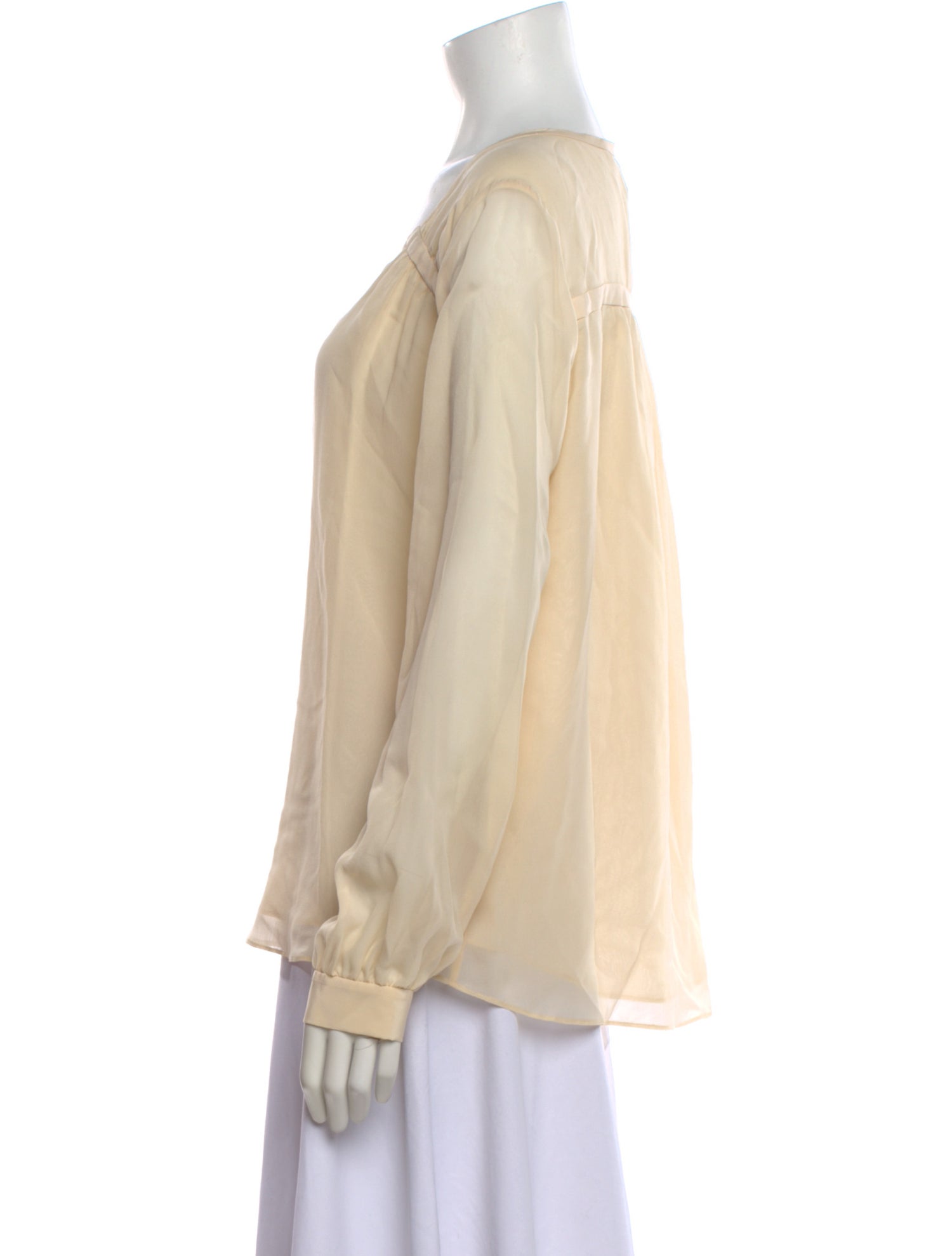 Diane von Furstenberg Silk V-Neck Blouse