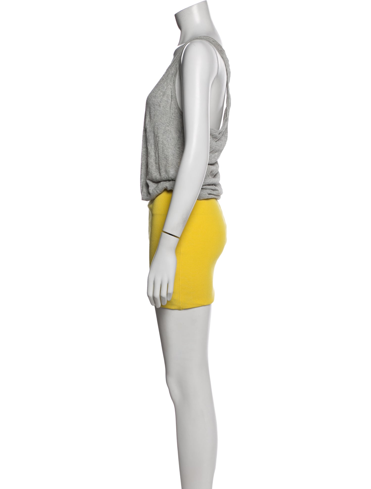 Diane von Furstenberg Scoop Neck Mini Dress