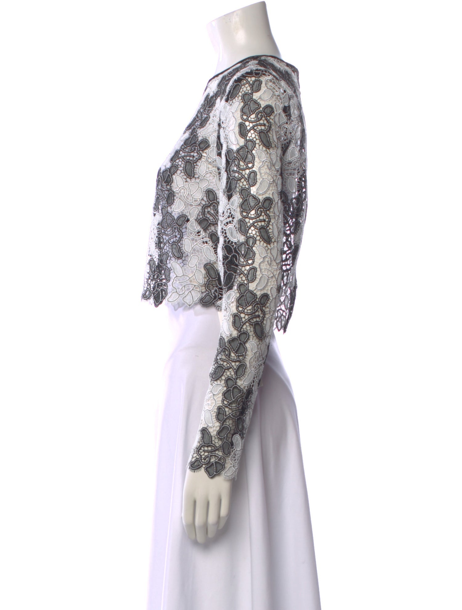 Diane von Furstenberg Floral Print Crew Neck Top