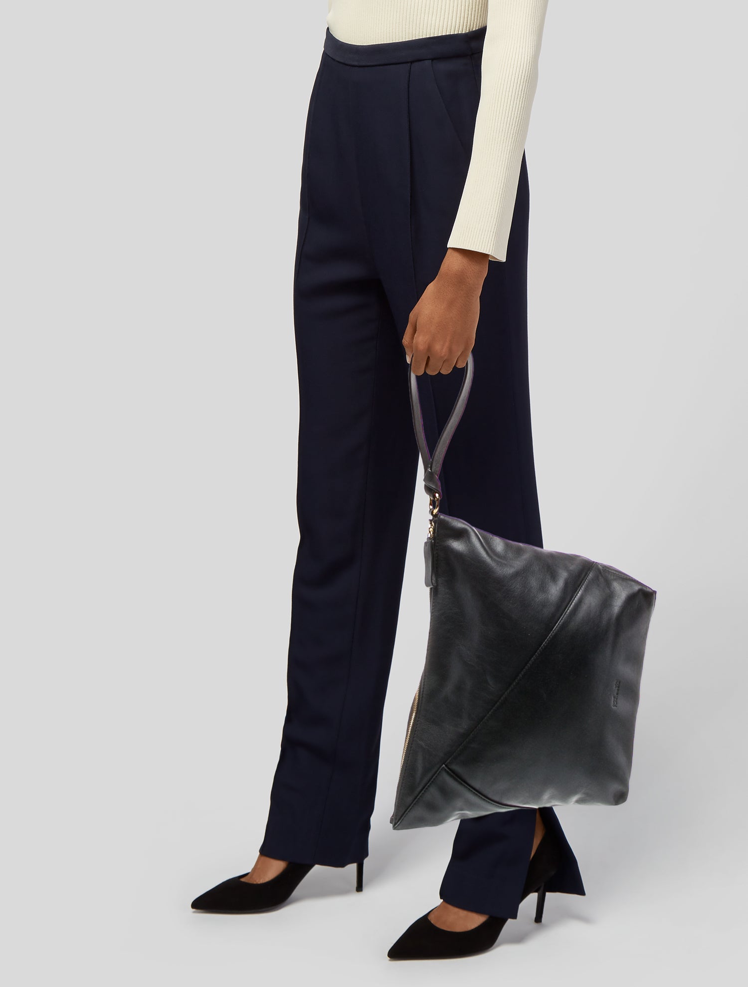 Diane von Furstenberg Leather Hobo