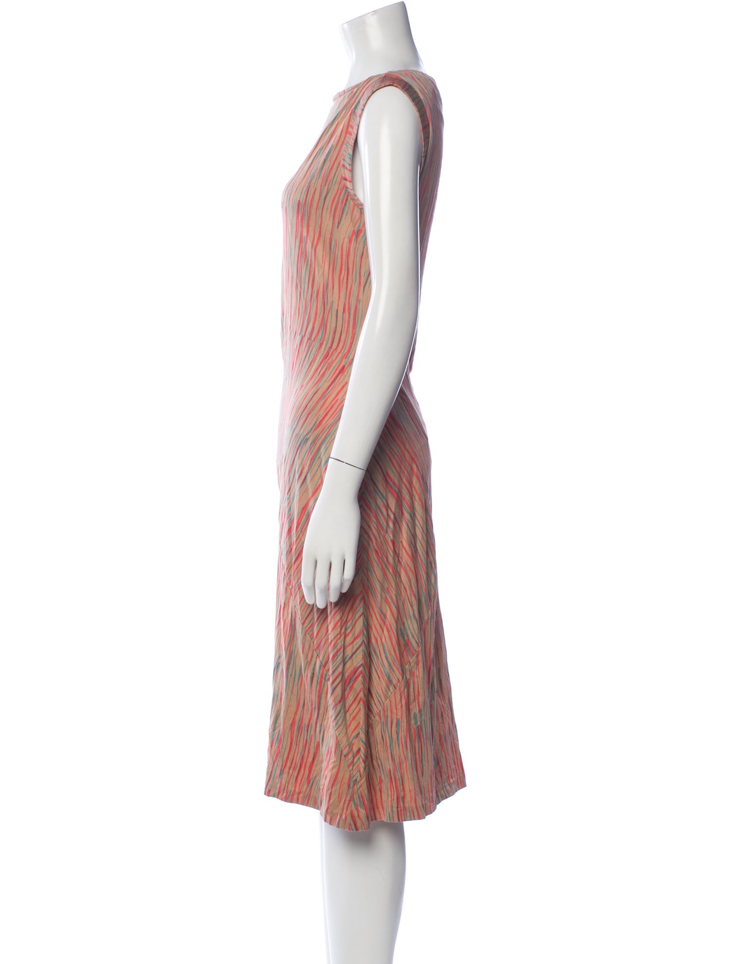 Diane von Furstenberg Striped Knee-Length Dress