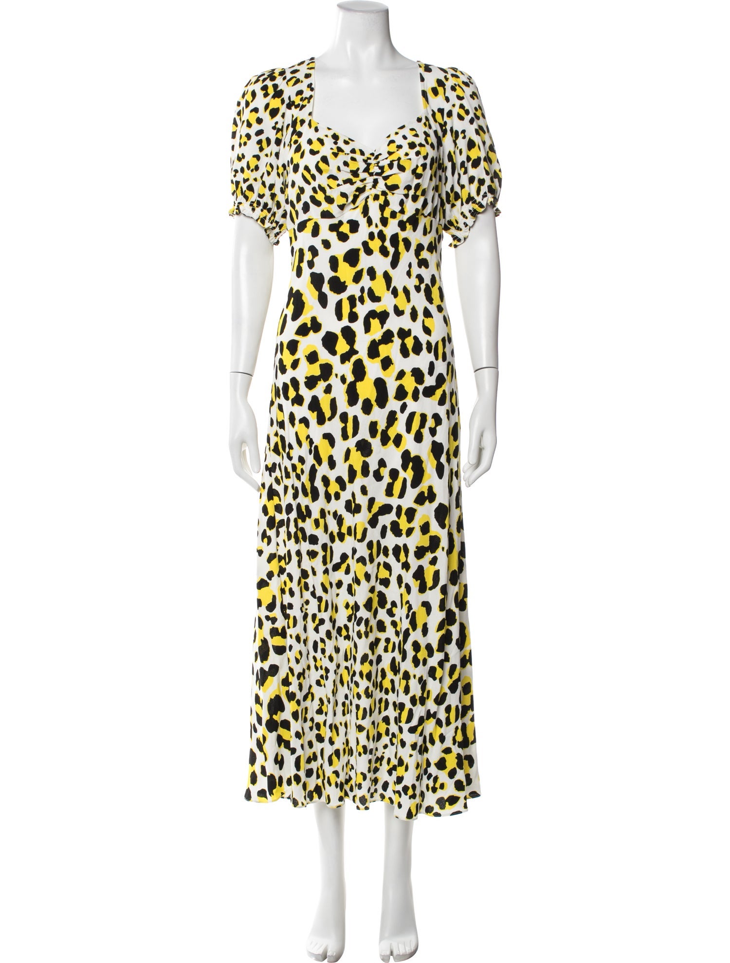 Diane von Furstenberg Animal Print Long Dress