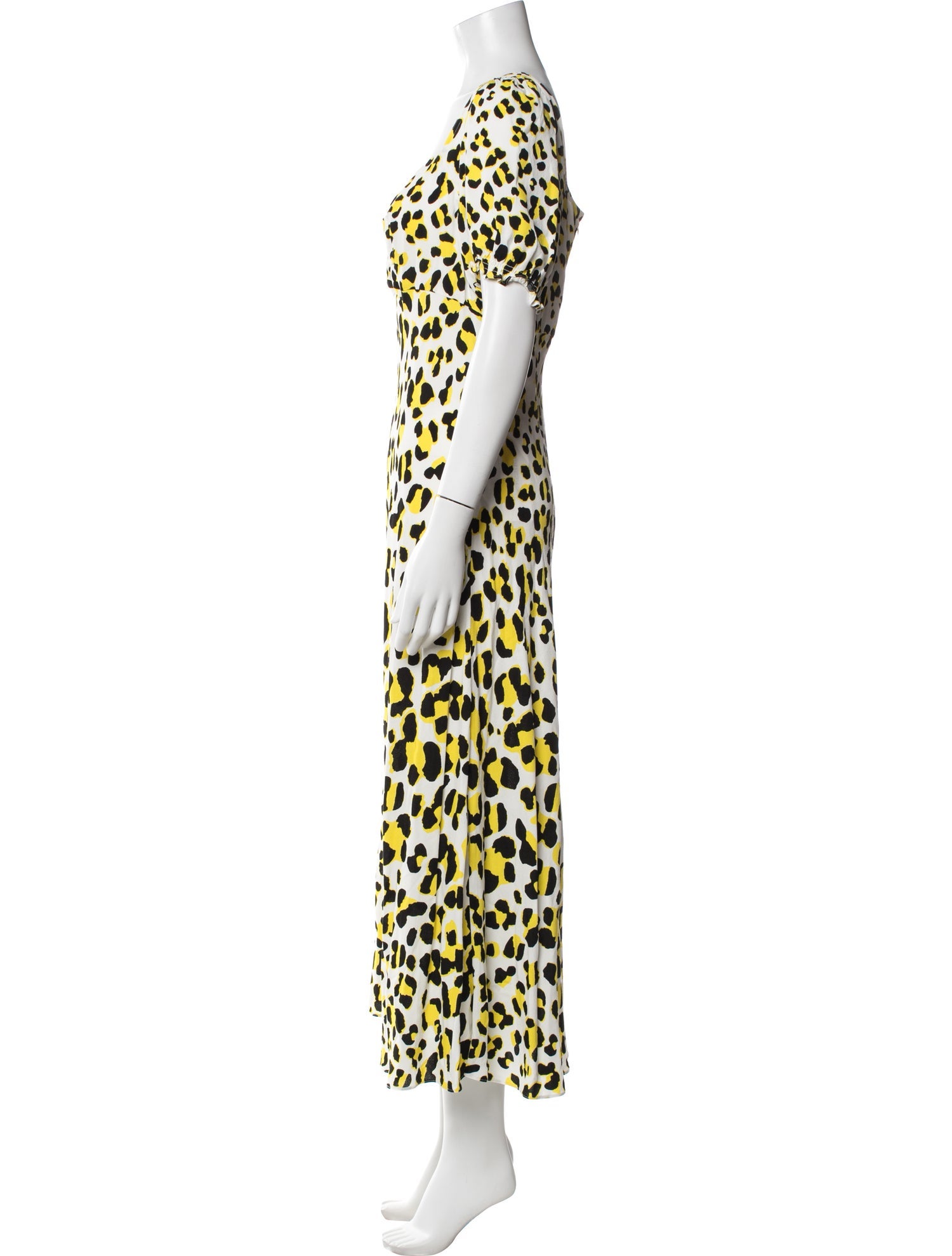 Diane von Furstenberg Animal Print Long Dress