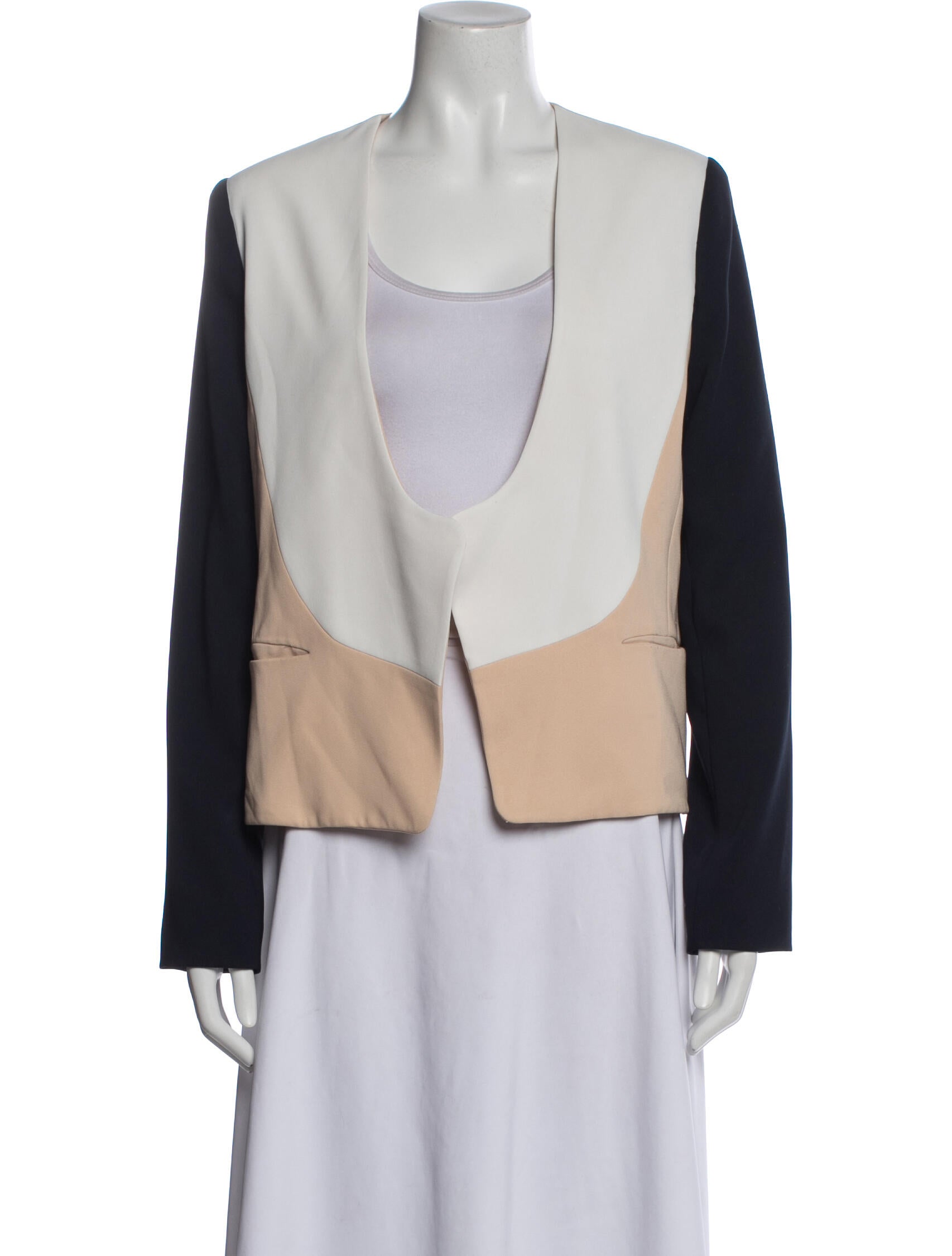 Diane von Furstenberg Colorblock Pattern Jacket