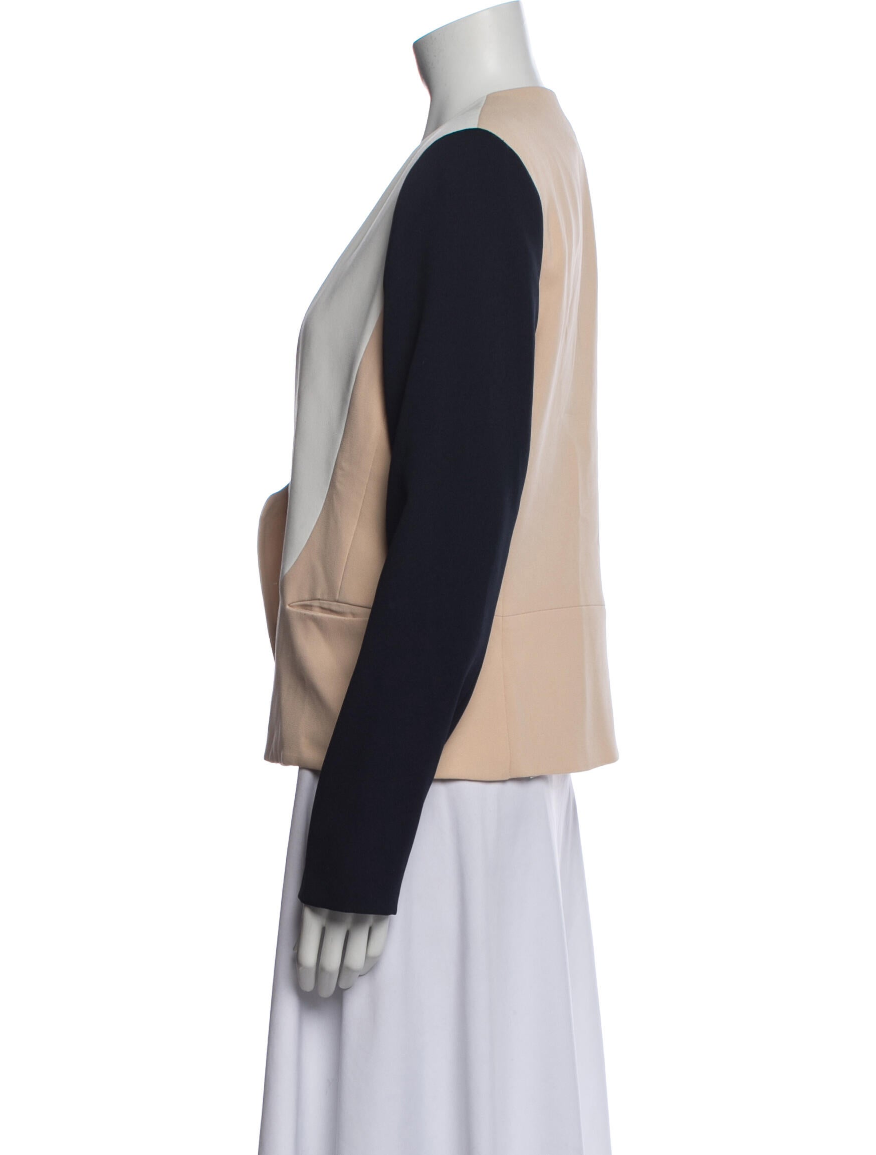 Diane von Furstenberg Colorblock Pattern Jacket