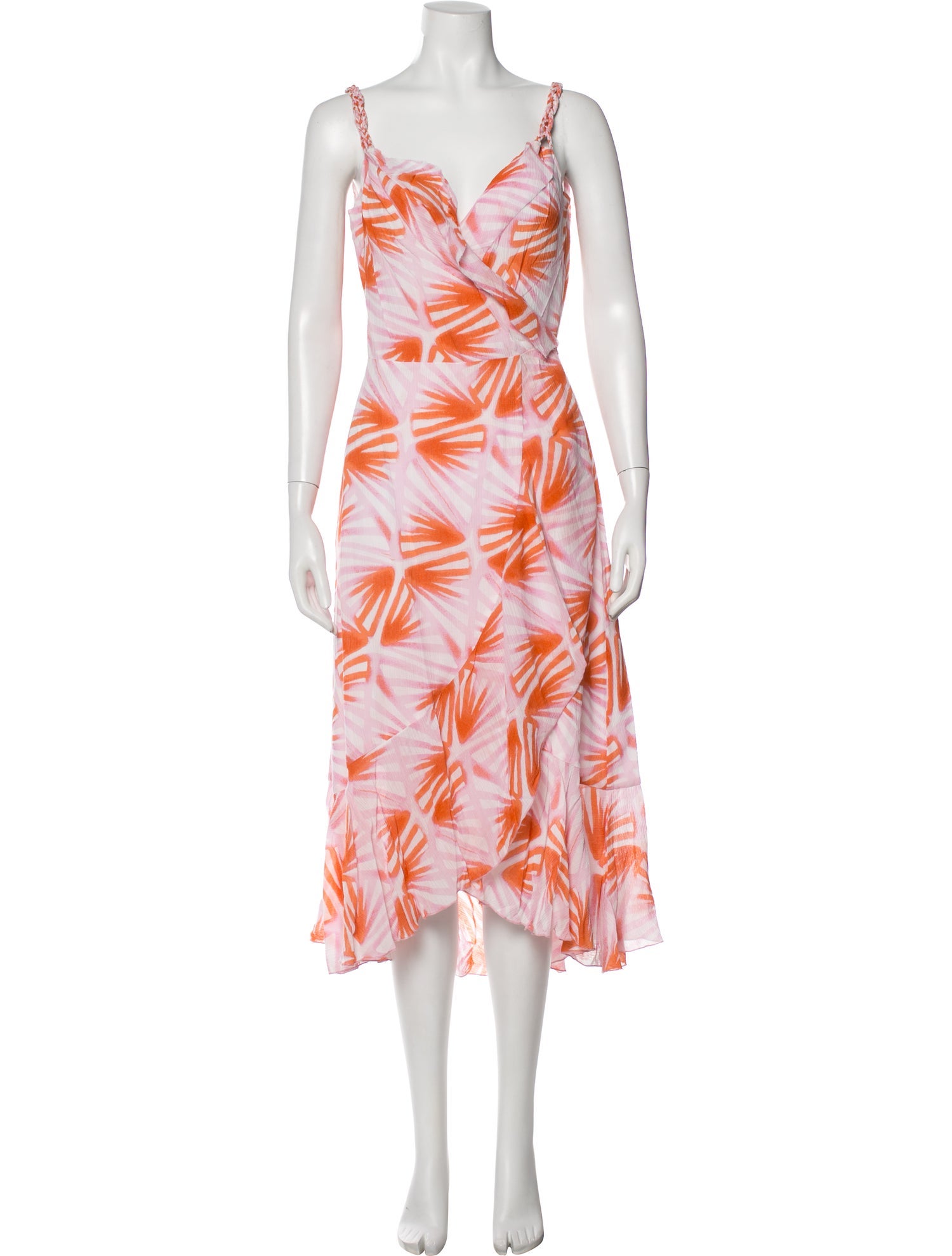 Diane von Furstenberg Printed Midi Length Dress