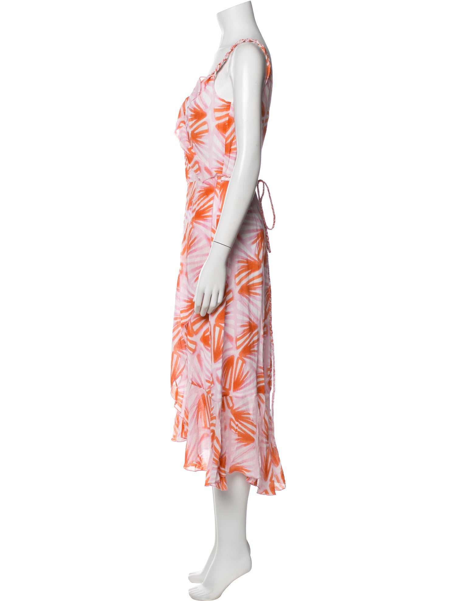 Diane von Furstenberg Printed Midi Length Dress