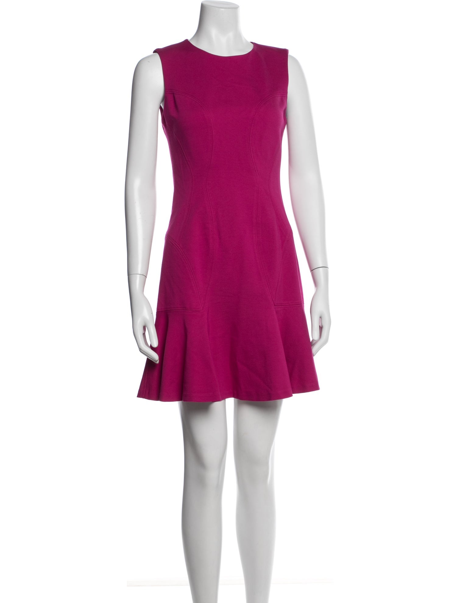 Diane von Furstenberg Crew Neck Midi Length Dress