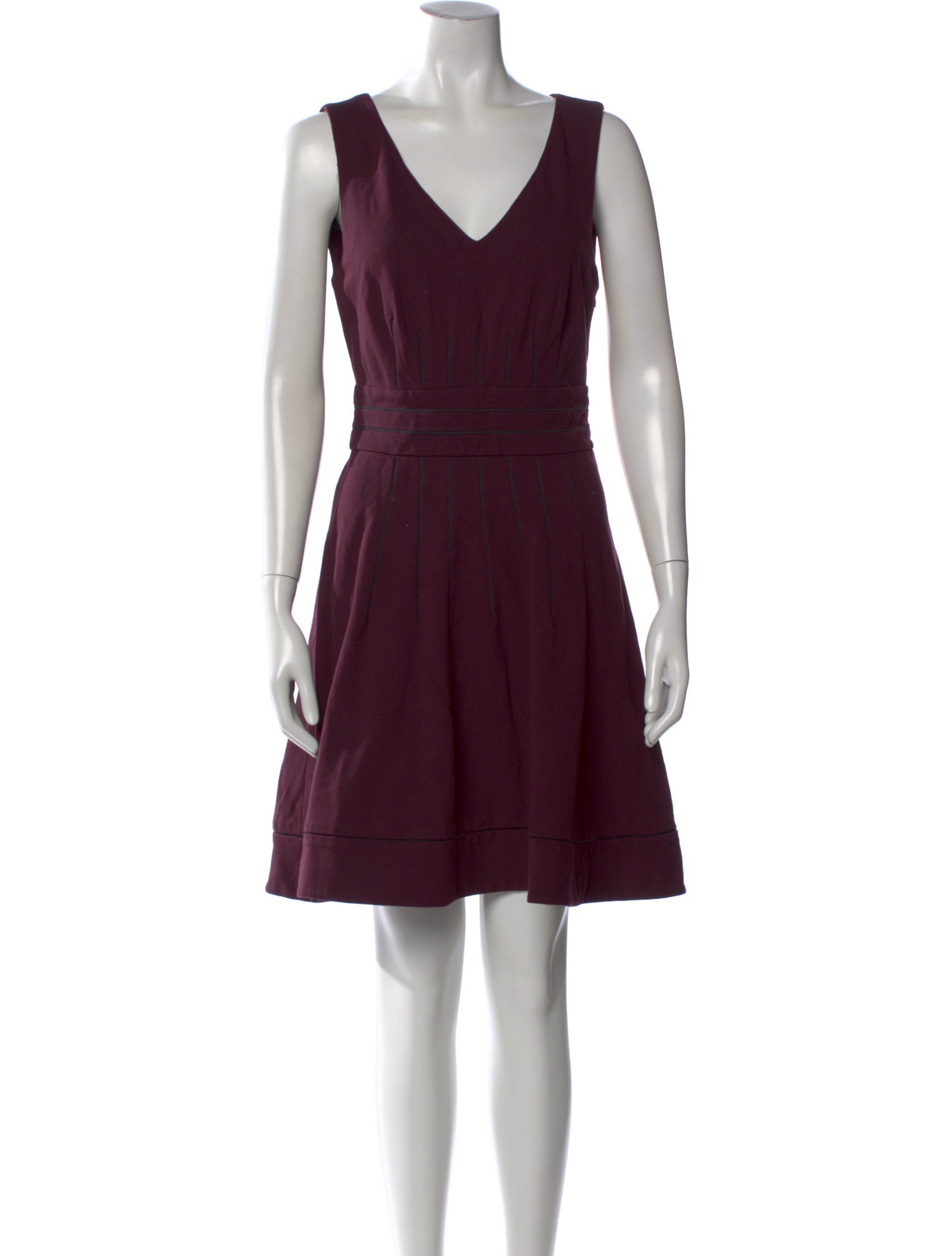Diane von Furstenberg V-Neck Knee-Length Dress
