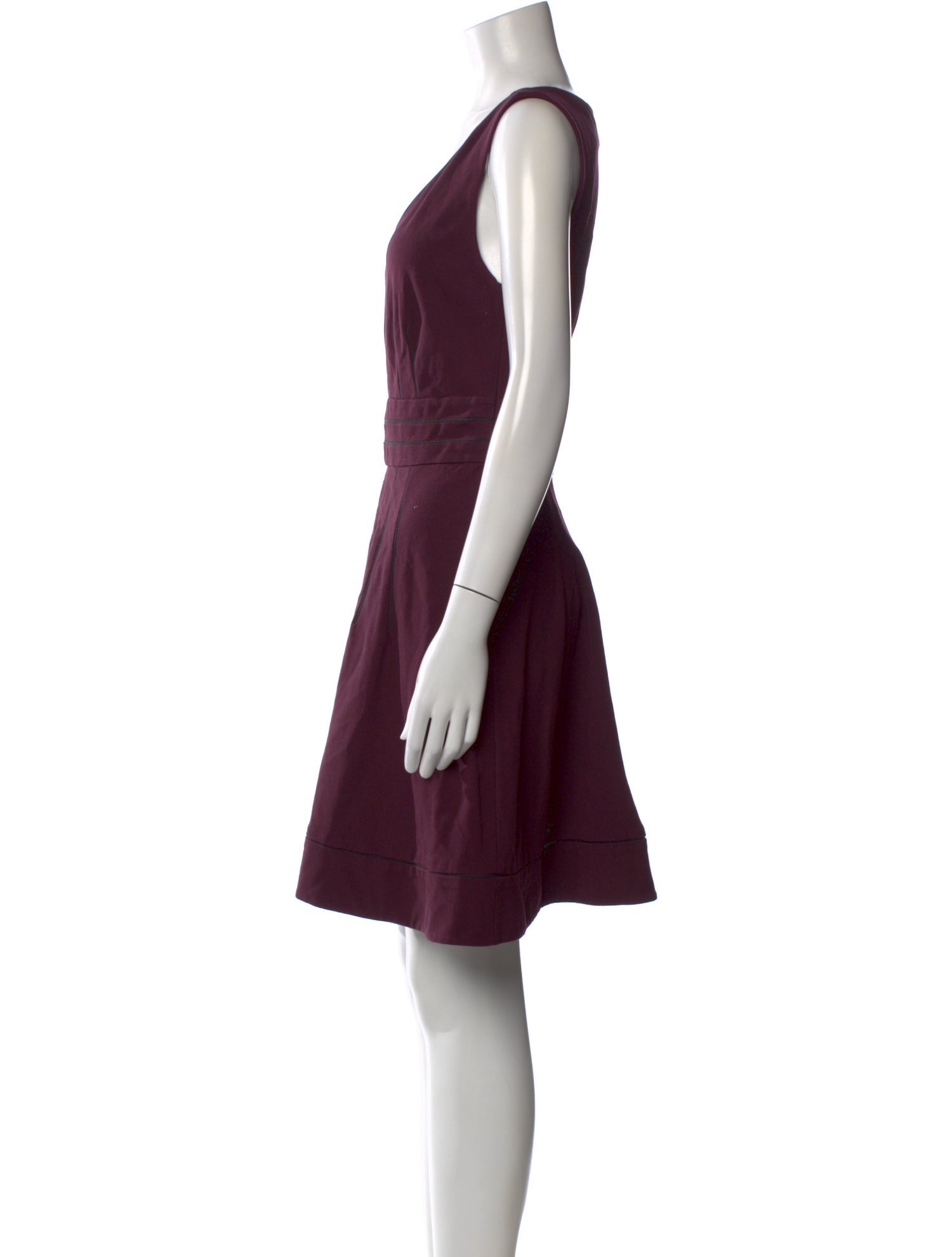 Diane von Furstenberg V-Neck Knee-Length Dress