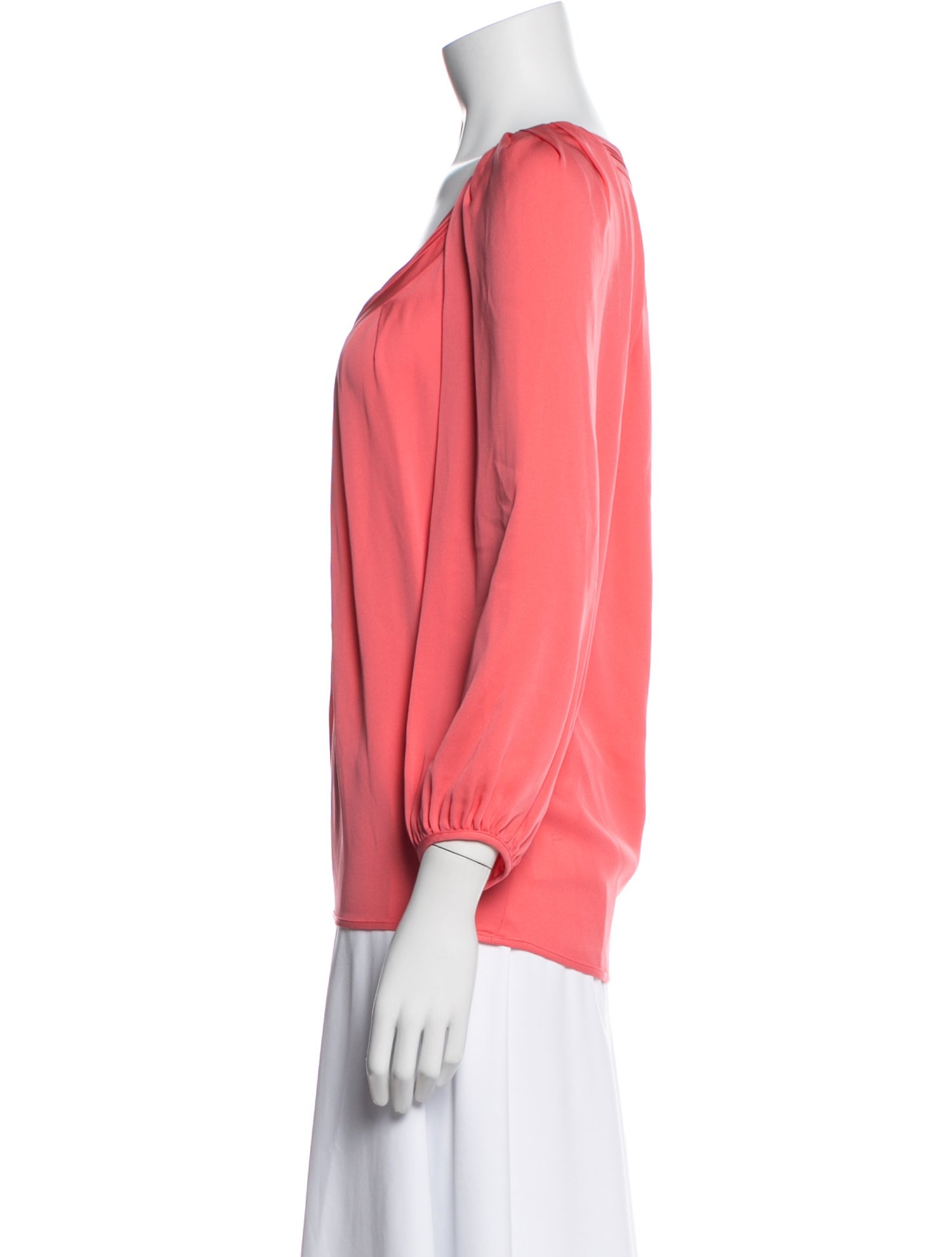 Diane von Furstenberg Silk V-Neck Blouse