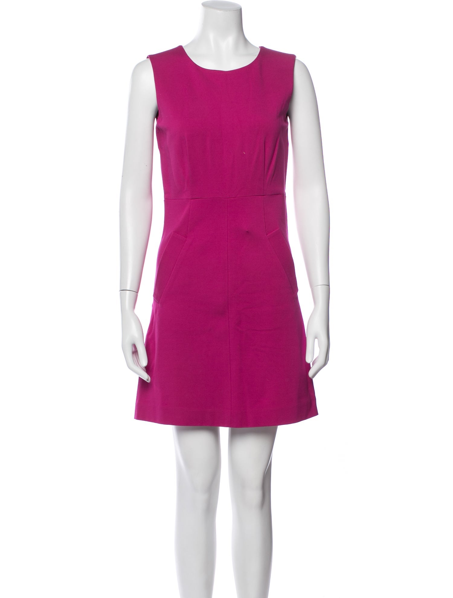 Diane von Furstenberg Crew Neck Mini Dress