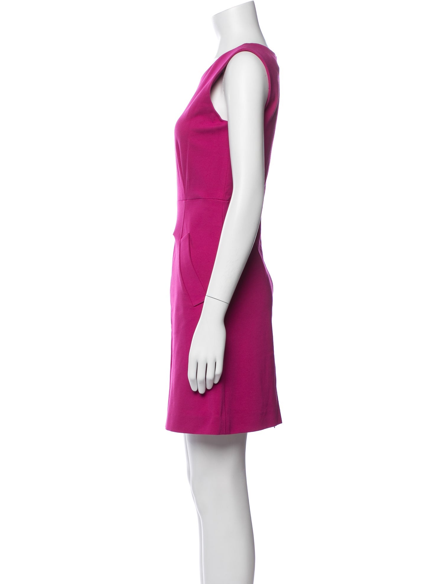 Diane von Furstenberg Crew Neck Mini Dress