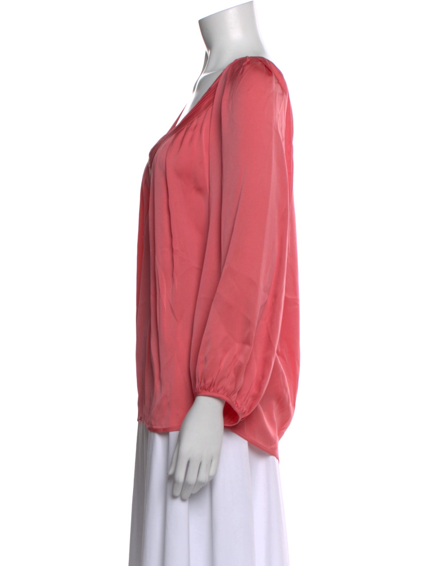 Diane von Furstenberg Silk V-Neck Blouse