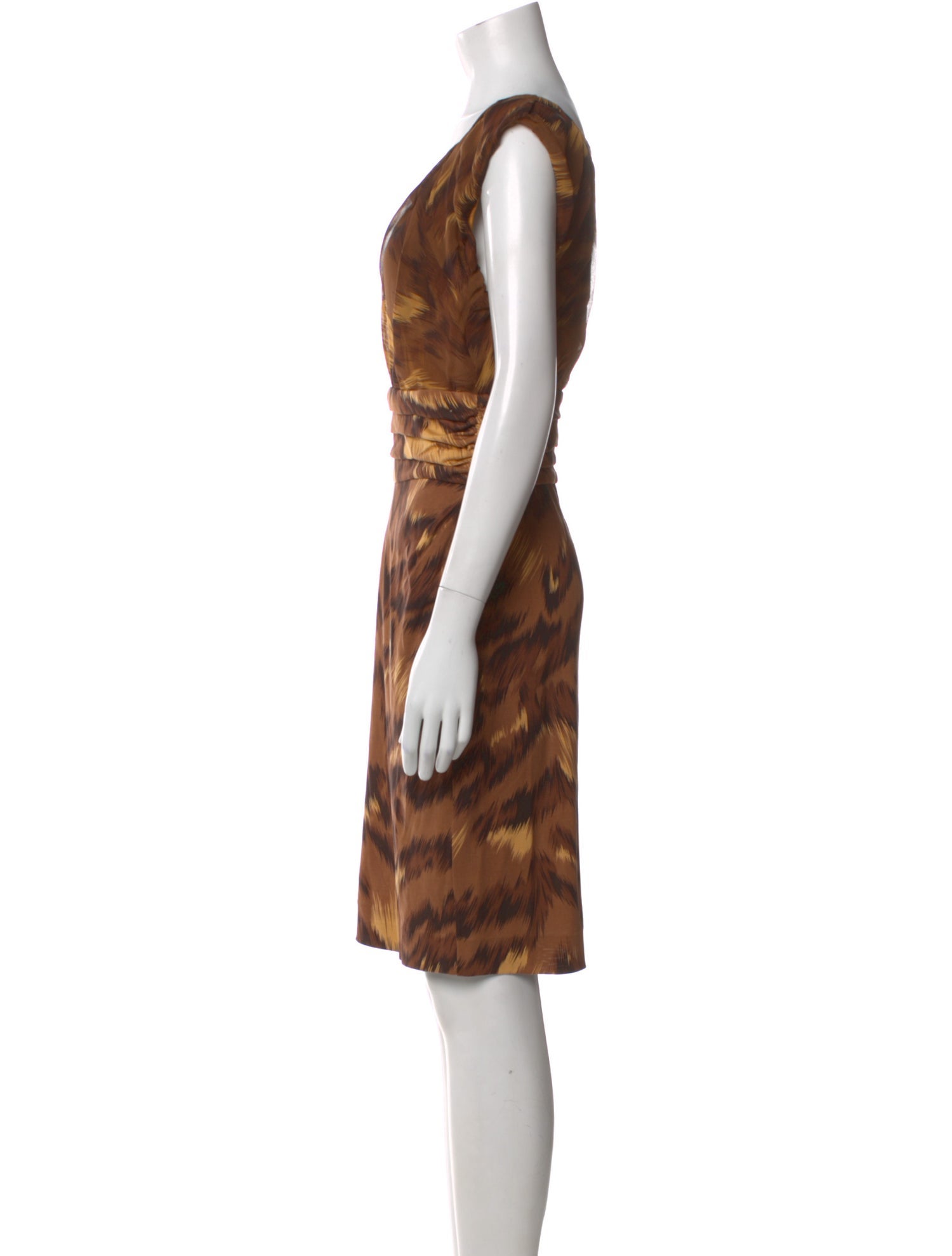 Diane von Furstenberg Silk Knee-Length Dress