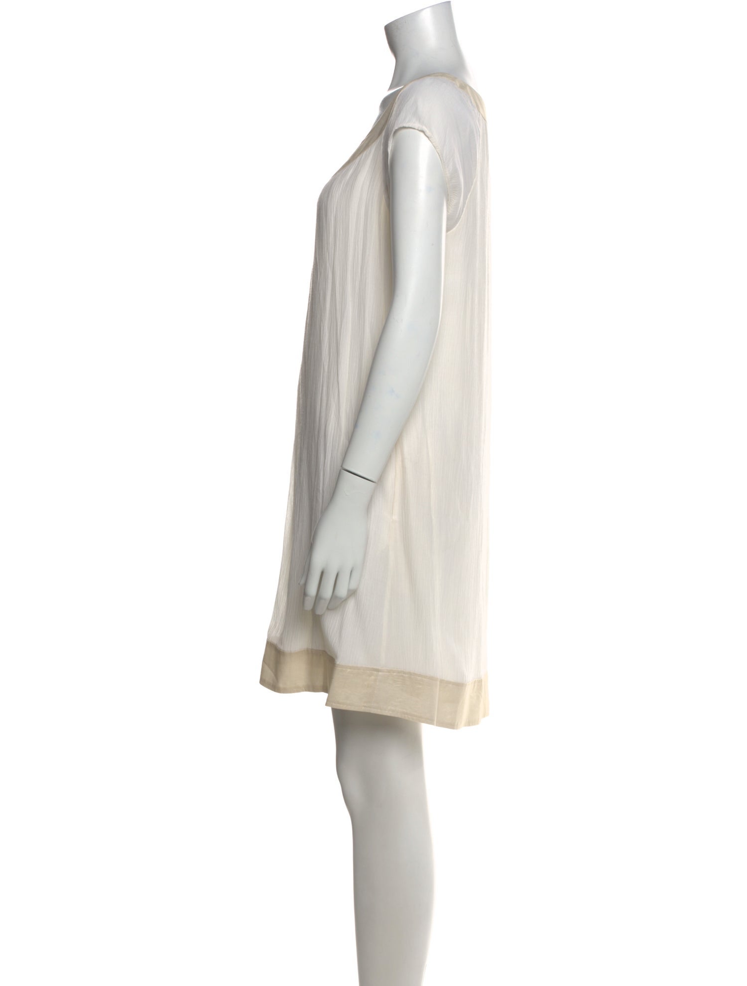 Diane von Furstenberg Scoop Neck Mini Dress