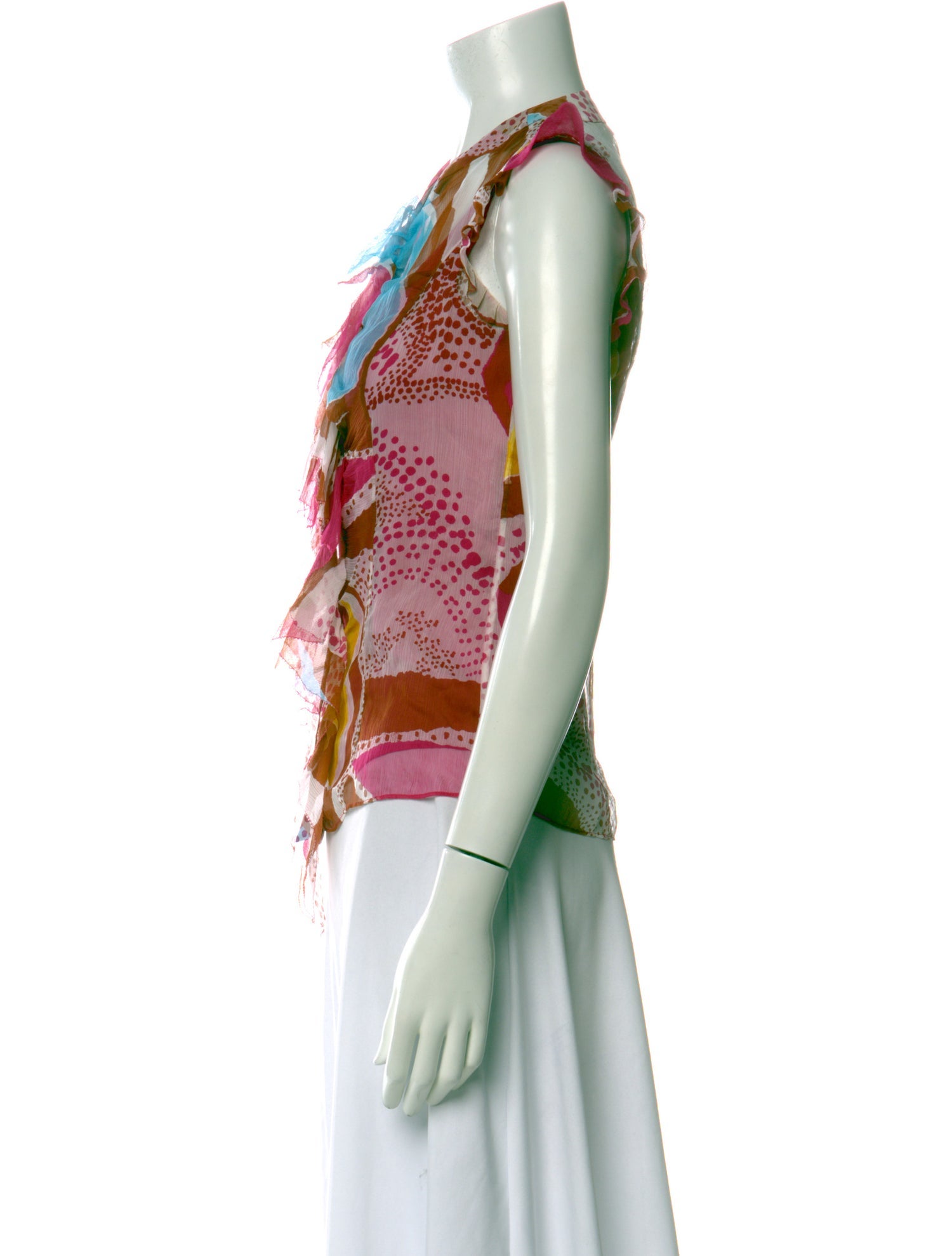 Diane von Furstenberg Silk Printed Blouse