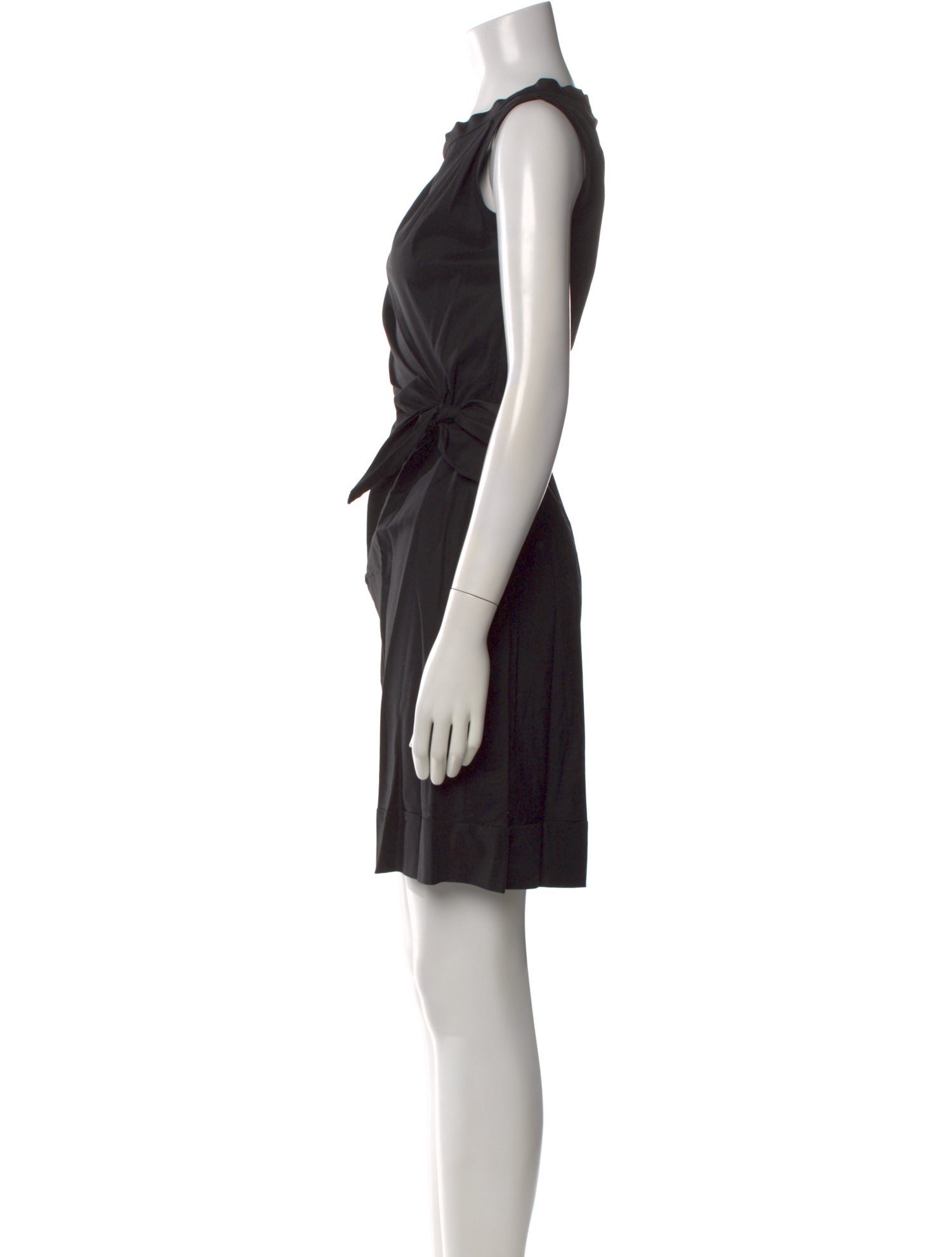 Diane von Furstenberg Bateau Neckline Mini Dress