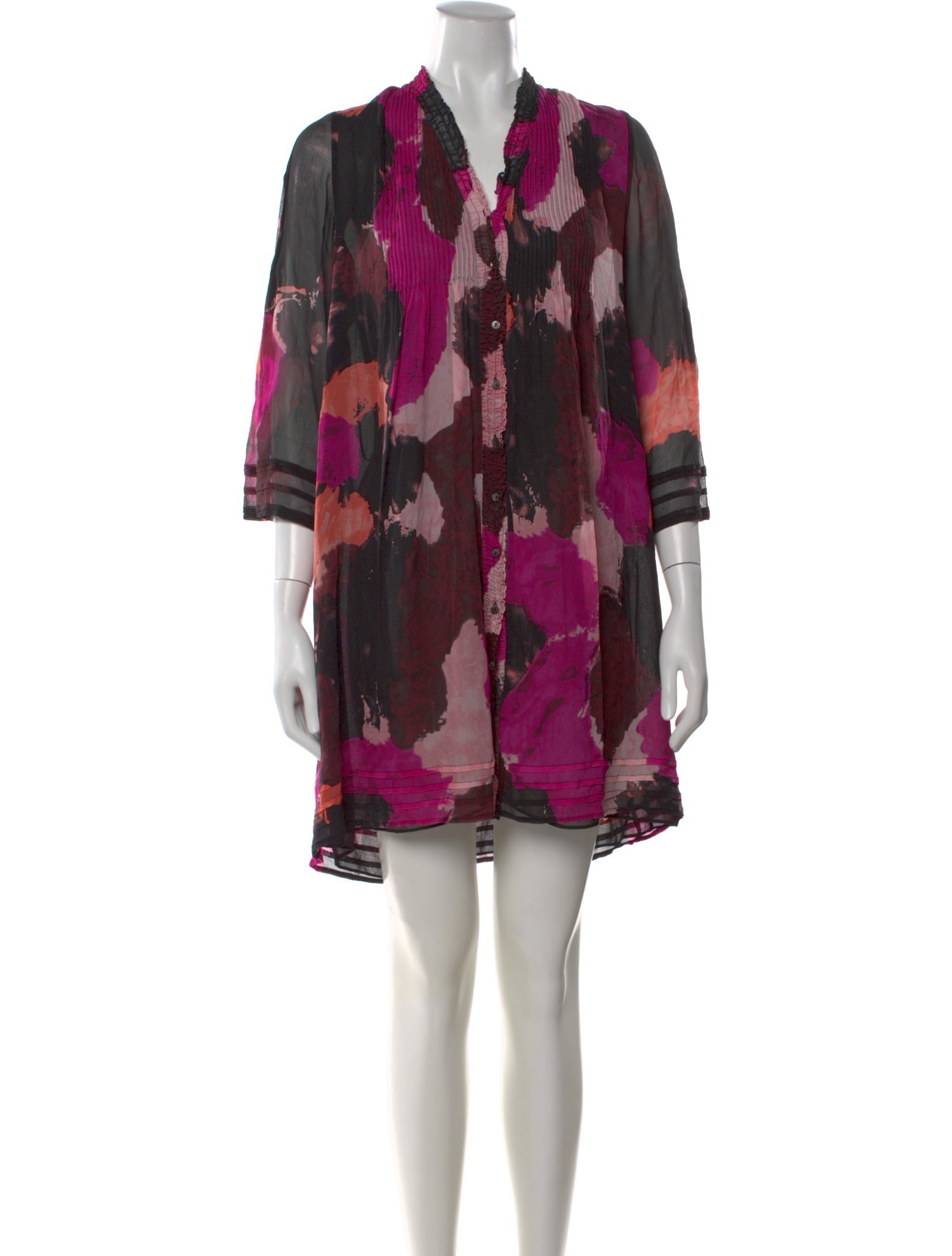 dvf silk shift dress Silk Chain Print Dress