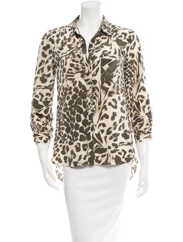 Diane von Furstenberg Silk Printed Top