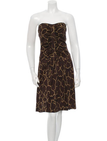 Diane von Furstenberg Silk Patterned Dress