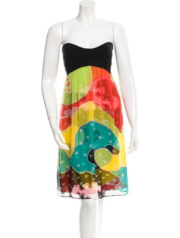 Diane von Furstenberg Printed Fit & Flare Mini Dress