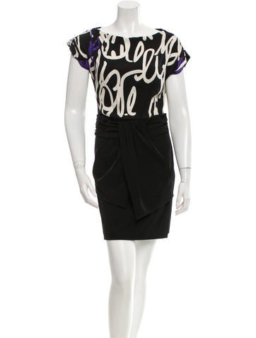 Diane von Furstenberg Printed Silk Dress